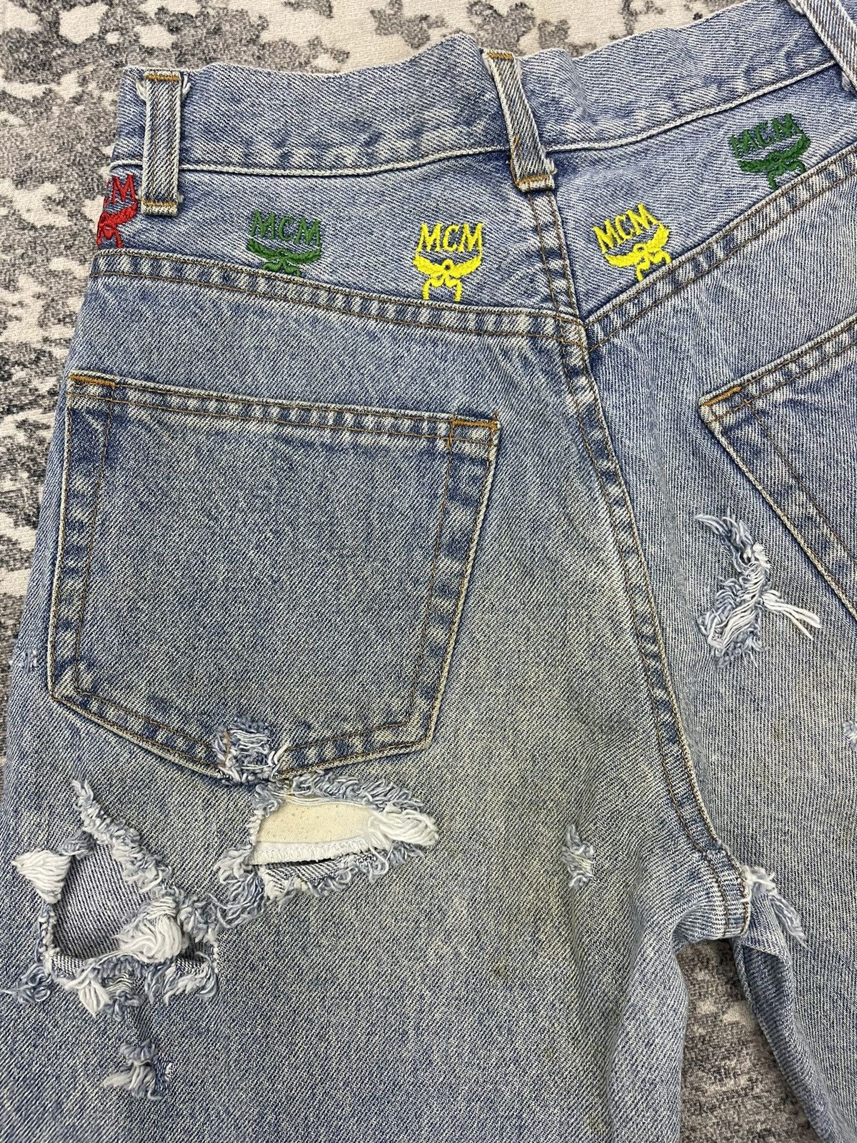 MCM MCM Denim Distressed Size US 28 / EU 44 - 12 Thumbnail