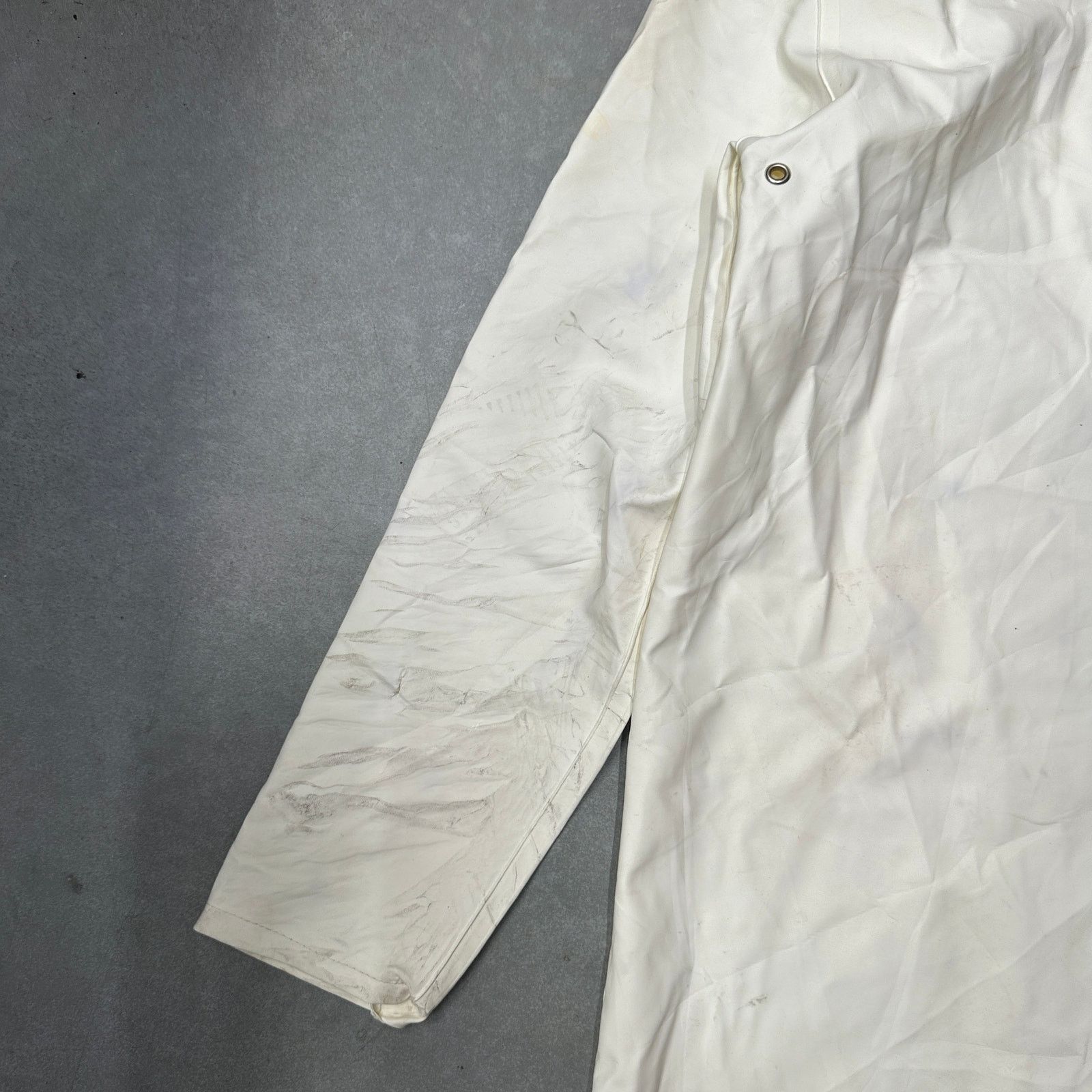 Stutterheim Stutterheim Goteborg Coat Raincoat Womens XS White Hooded Size XS / US 0-2 / IT 36-38 - 11 Thumbnail