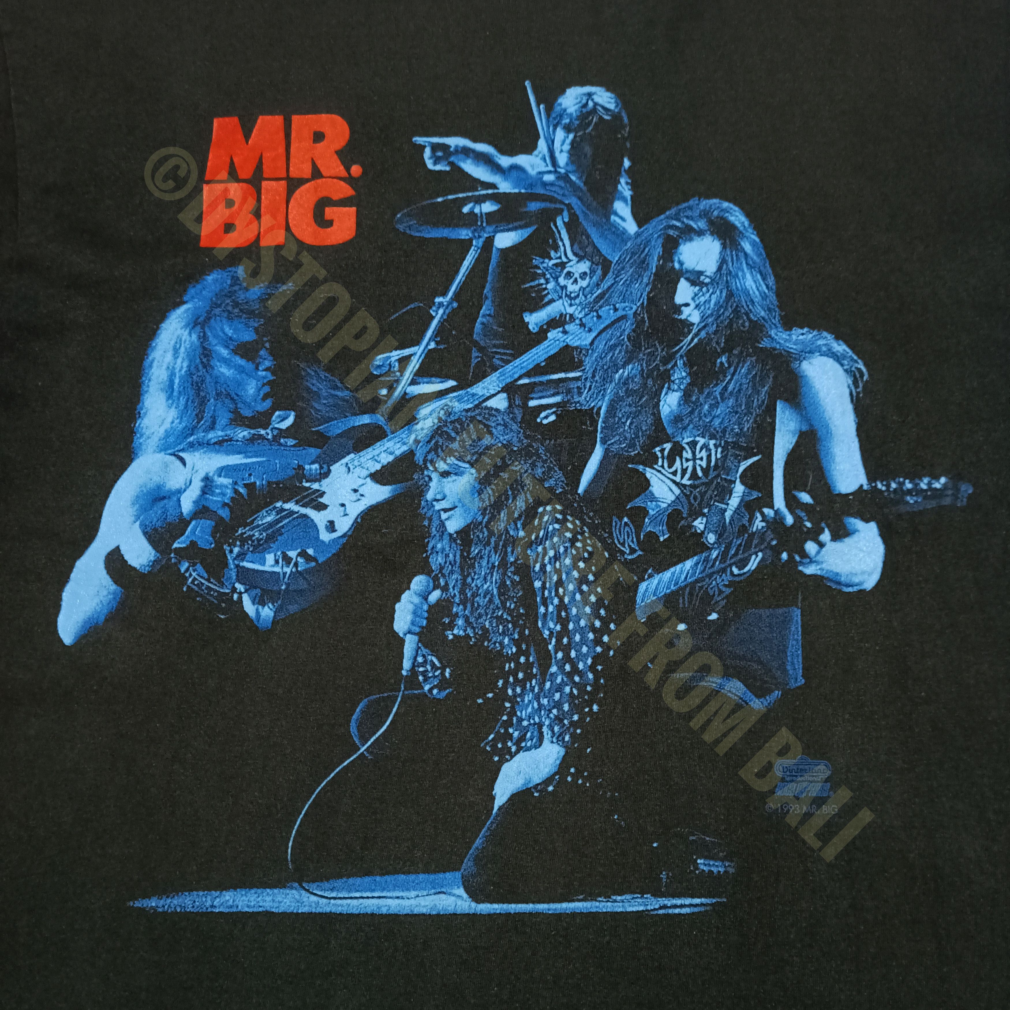 Band Tees × Hanes × Vintage Vintage 1993 Mr. Big - Bump Ahead 1993 Tour Band T-shirt Size US M / EU 48-50 / 2 - 3 Thumbnail