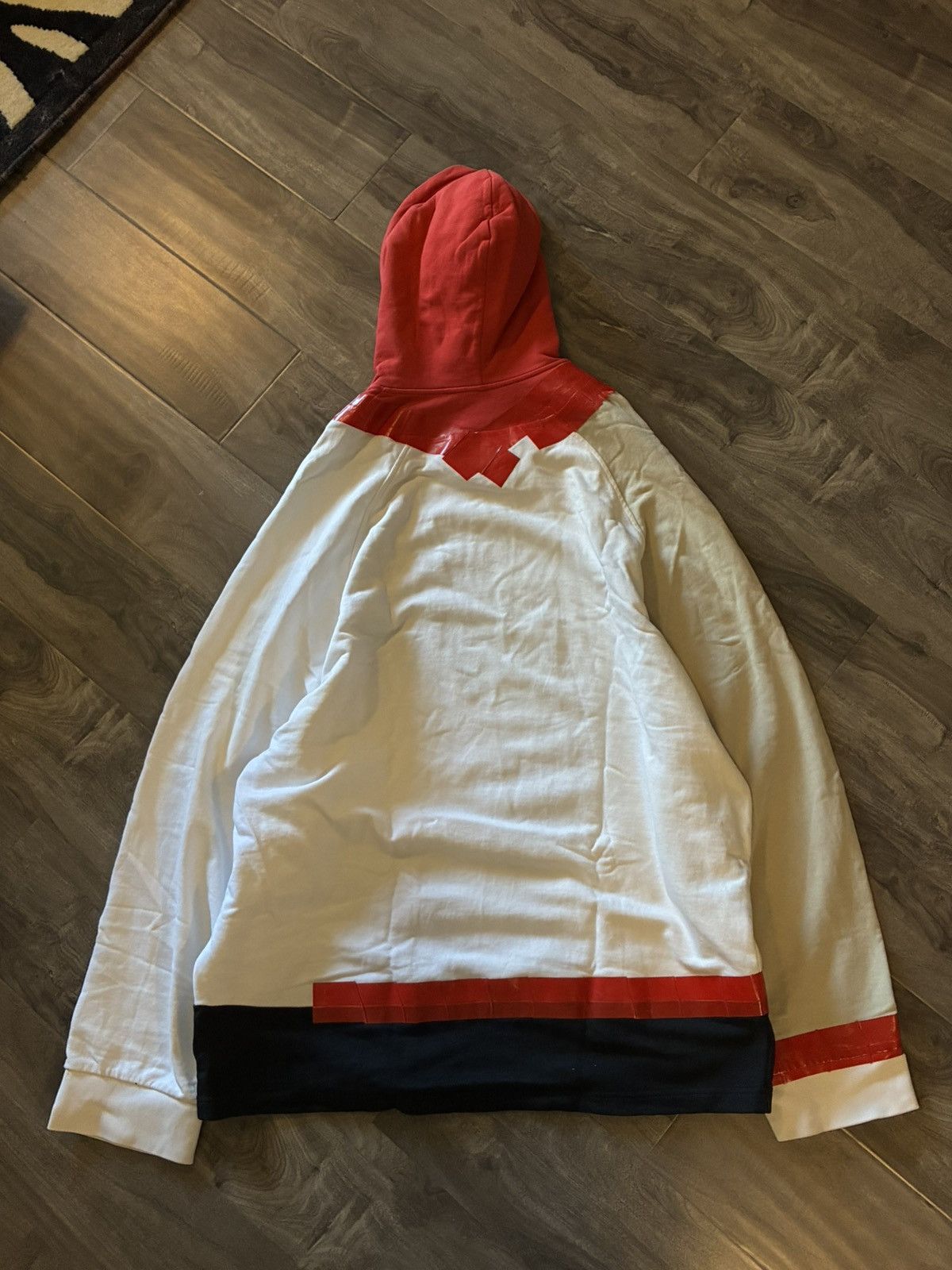 Raf Simons Raf Simons Oversized Tape Hoodie Size US S / EU 44-46 / 1 - 2 Thumbnail