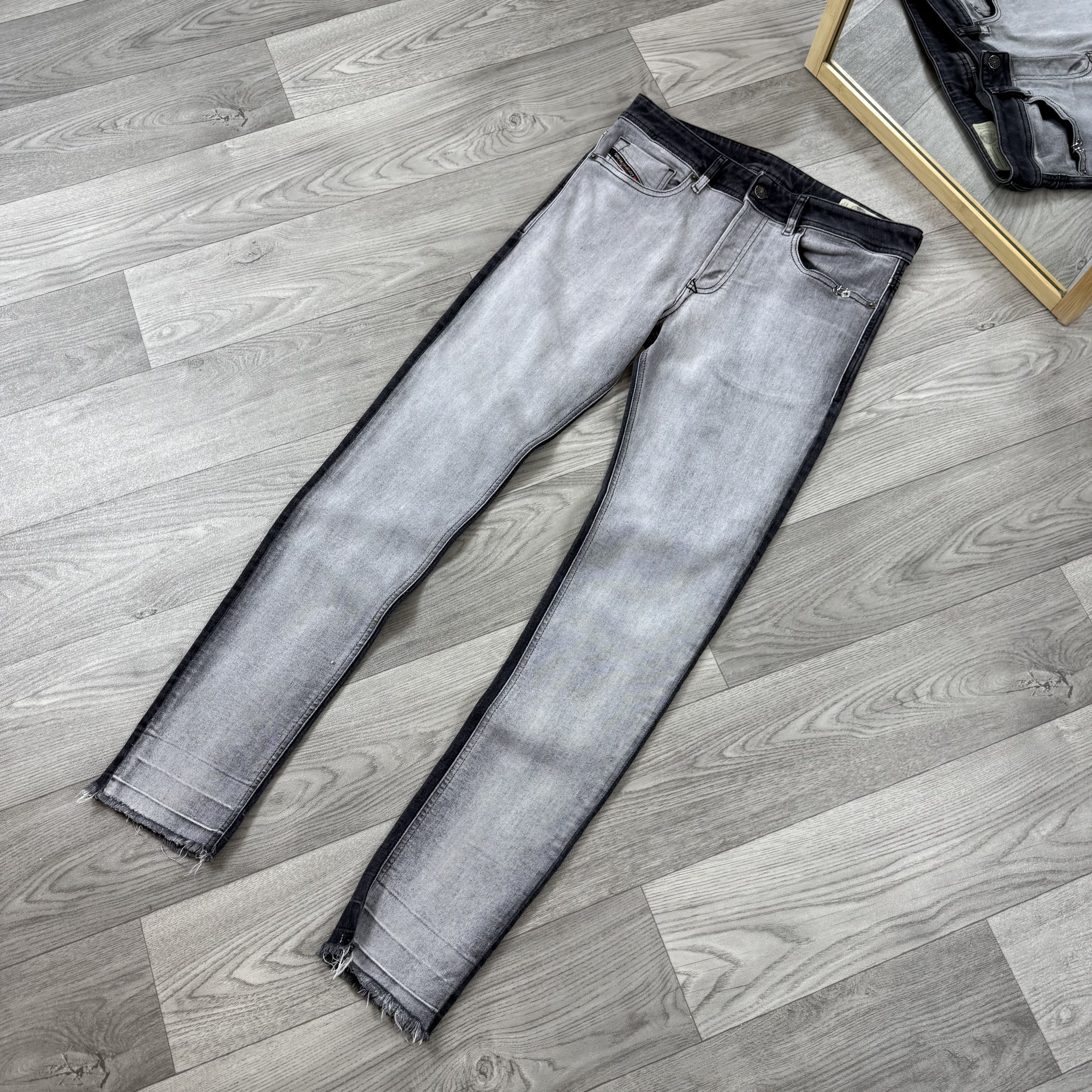 Diesel Diesel Sleenker-X-SP Slim Skinny Grey Denim Jeans Size US 30 / EU 46 - 5 Thumbnail