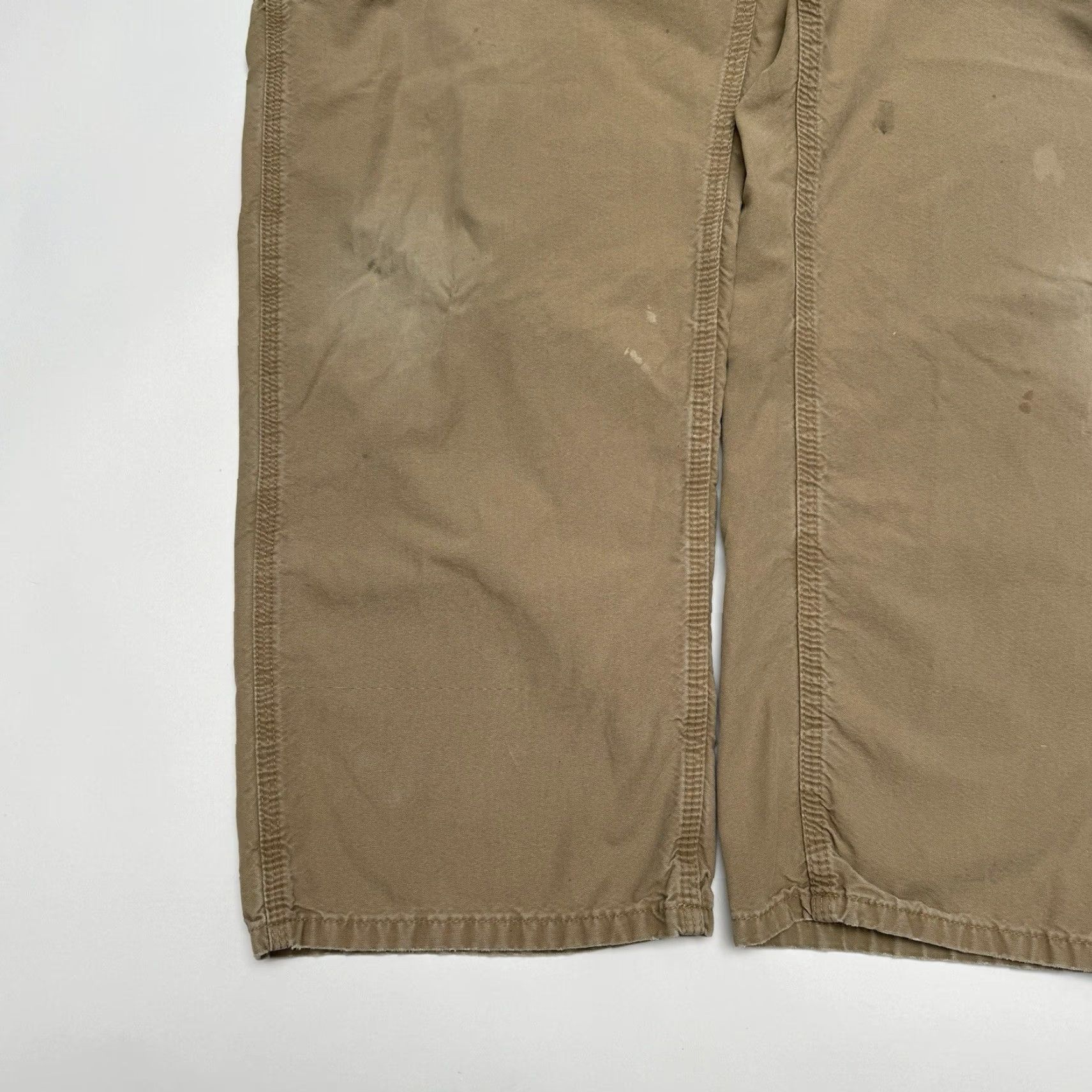 Carhartt Carhartt Carpenter Pants Work Wear Brown Distressed Men 40x30 DKH B151 Style Brown? Size US 40 / EU 56 - 2 Thumbnail