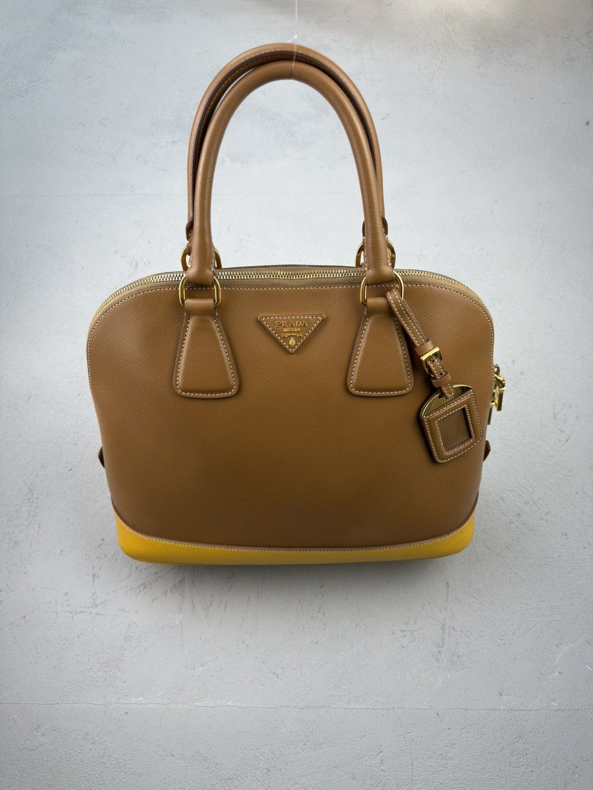 Prada Prada Saffiano Lux Caramel + Mimo Size ONE SIZE - 2 Thumbnail