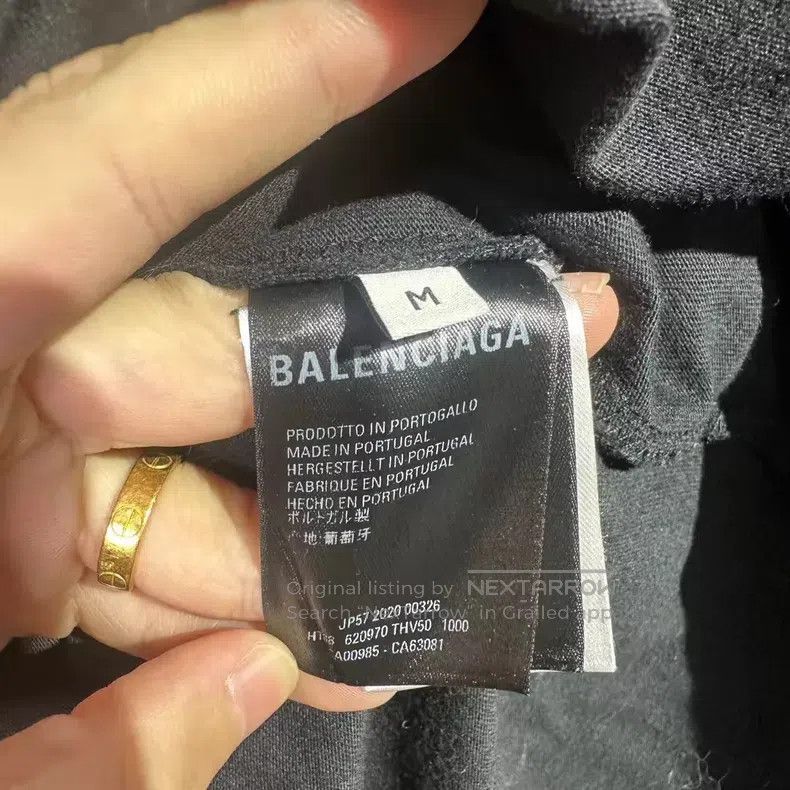 Balenciaga Balenciaga Shoulder Label Pure Black Long Sleeve Size US M / EU 48-50 / 2 - 5 Thumbnail