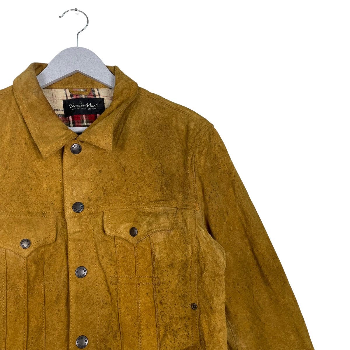 Tornado Mart 💥TORNADO MART JAPAN SUEDE LEATHER TRUCKER JACKET Size US S / EU 44-46 / 1 - 5 Thumbnail