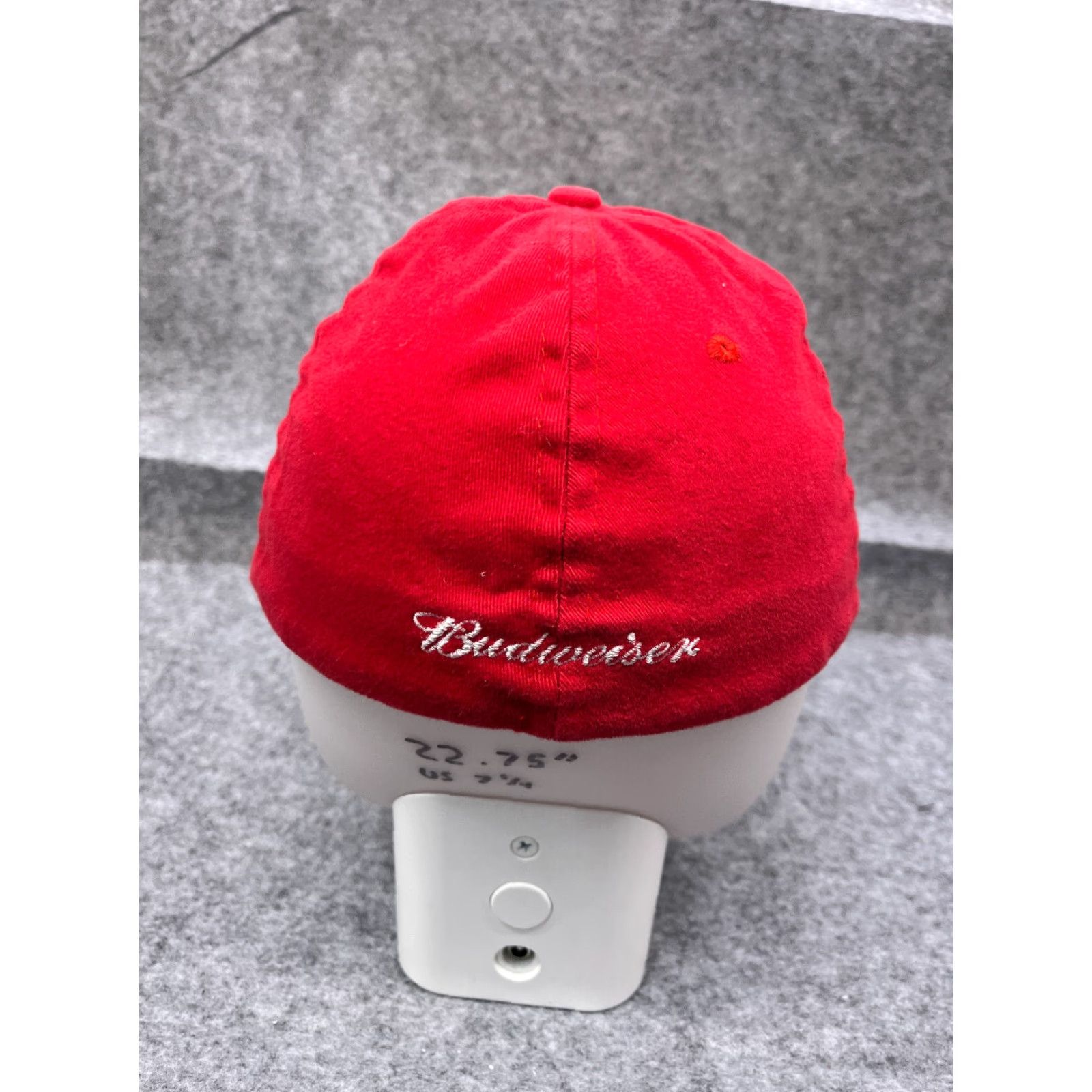 Chase Authentics VINTAGE Budweiser #8 King Of Beers Hat Cap Fitted Adult OS Red Cotton Dale Earnhardt Hat Cap Men Baseball Cap Red OS Adjustable" Size ONE SIZE - 6 Thumbnail