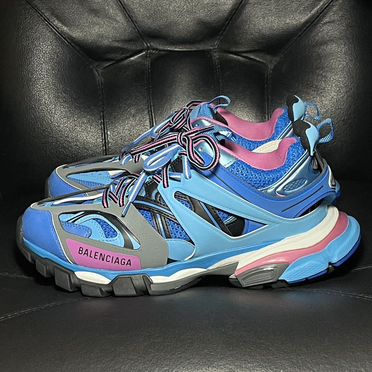 Balenciaga Balenciaga Track Blue pink Size US 8 / EU 41 - 3 Thumbnail