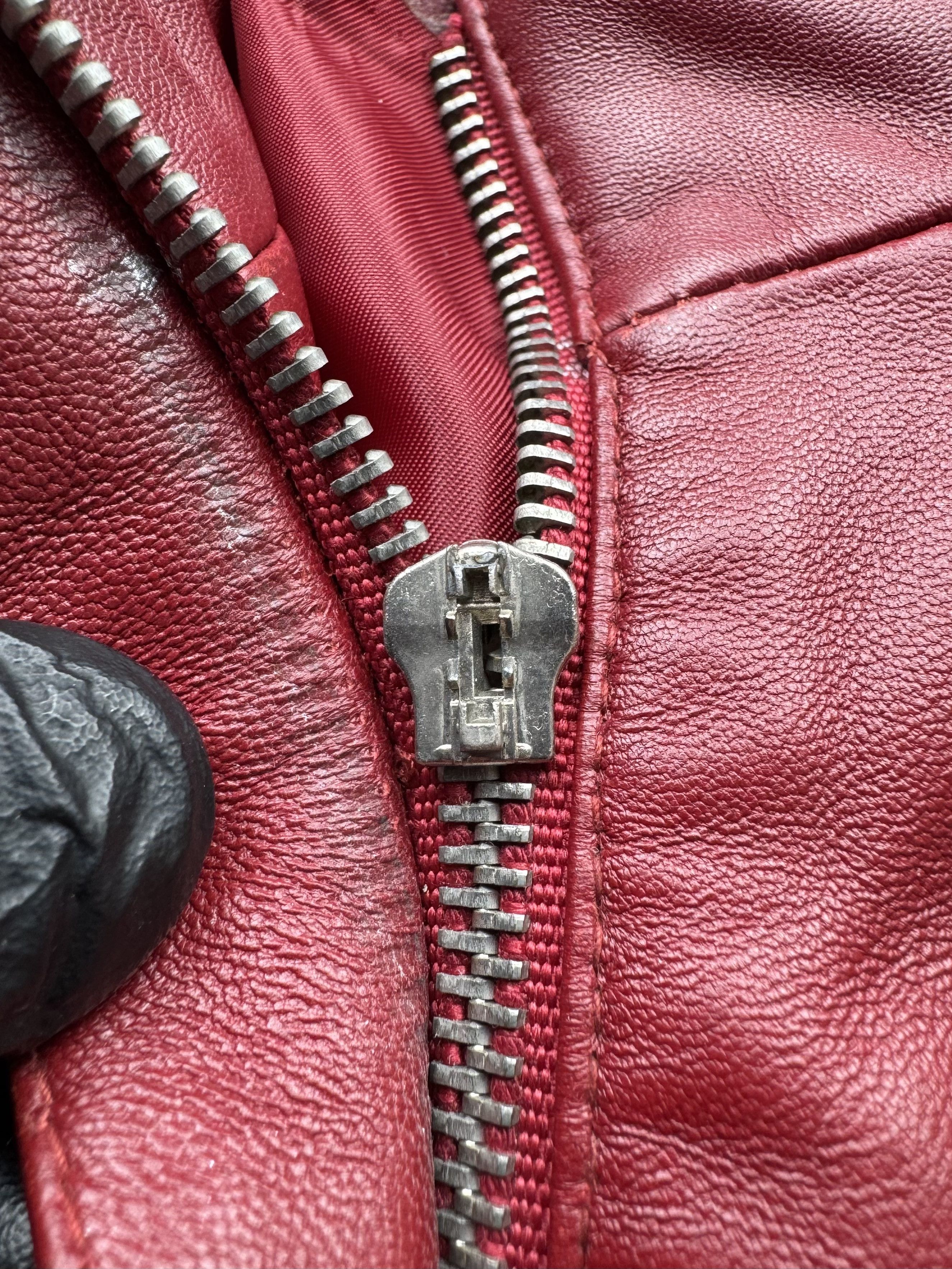 Hysteric Glamour Vintage Leather Jacket (ET1) Size S / US 4 / IT 40 - 4 Thumbnail