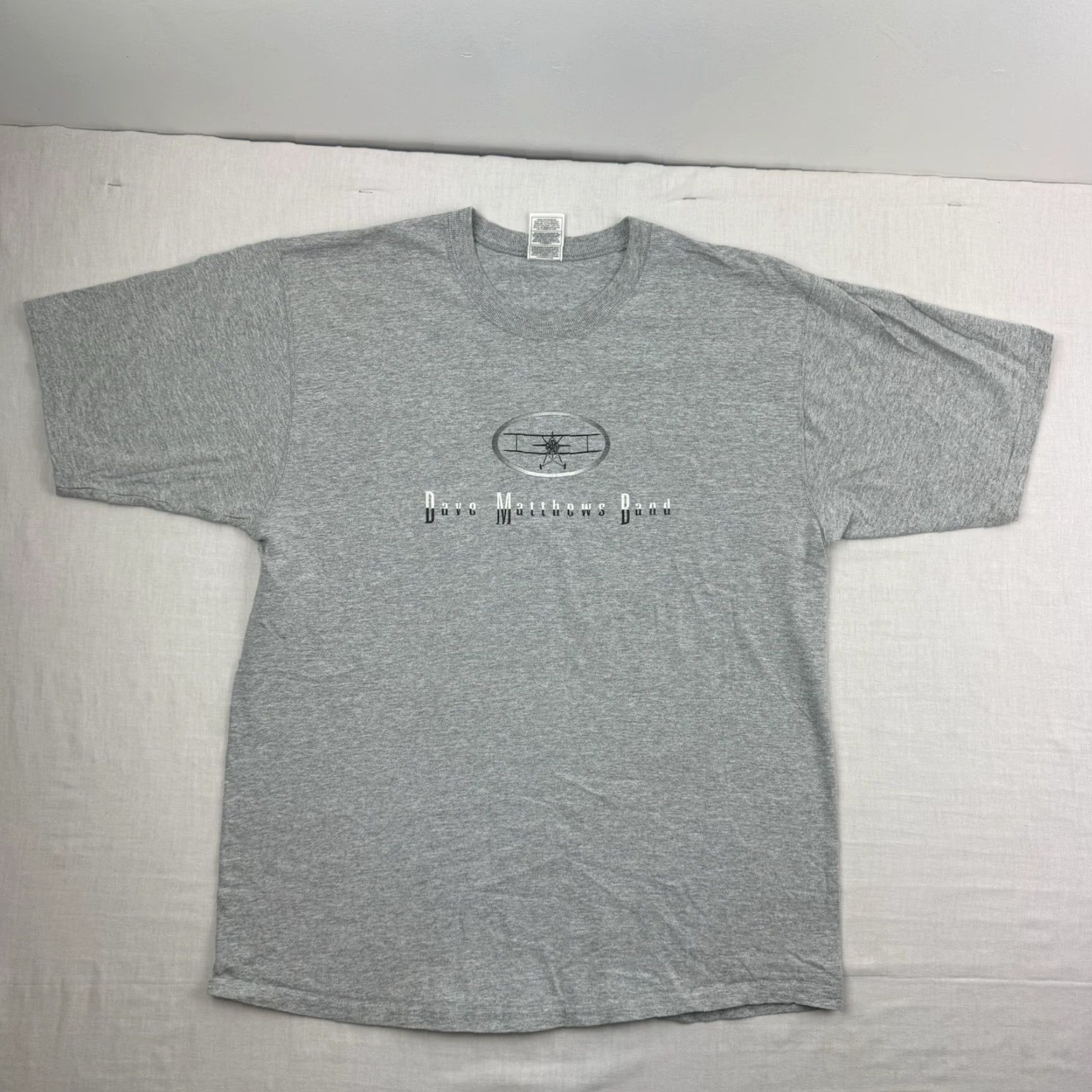 Fruit Of The Loom Vintage Dave Matthews Band T Shirt Adult Large Gray Band Tee Summer 1998 Tour Size US L / EU 52-54 / 3 - 2 Thumbnail