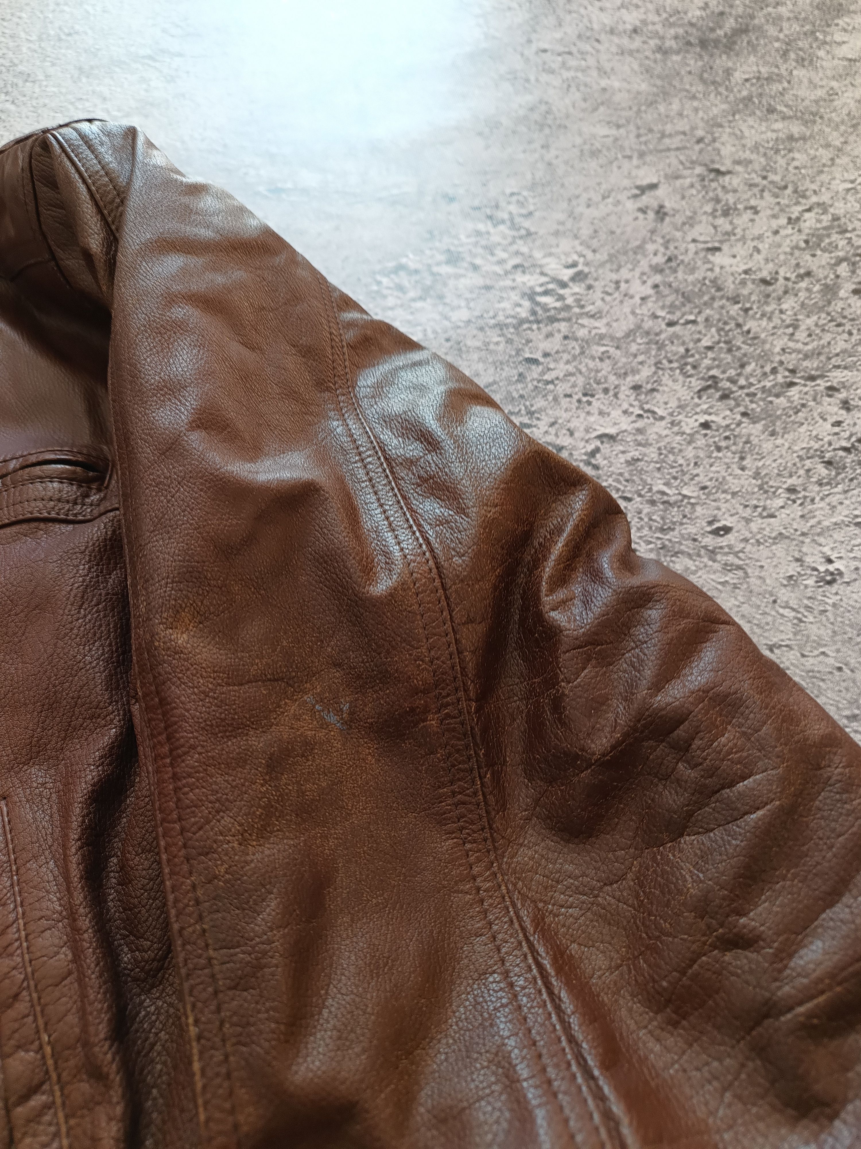 Vintage Vintage 90s Leather Motorcycle Jacket Premium Leather Size US M / EU 48-50 / 2 - 7 Thumbnail