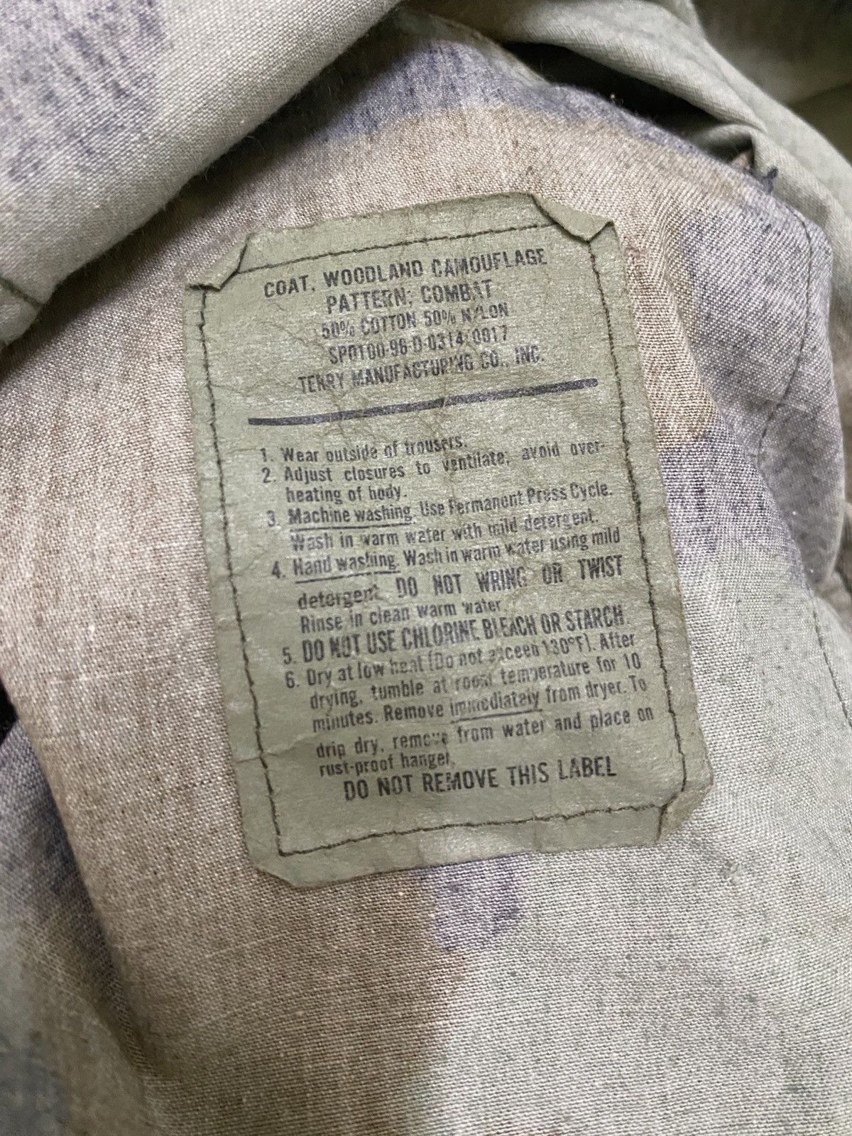 Other Vintage 1996 U.S. Army Woodland Camouflage BDU Combat Jacket Size US M / EU 48-50 / 2 - 10 Thumbnail