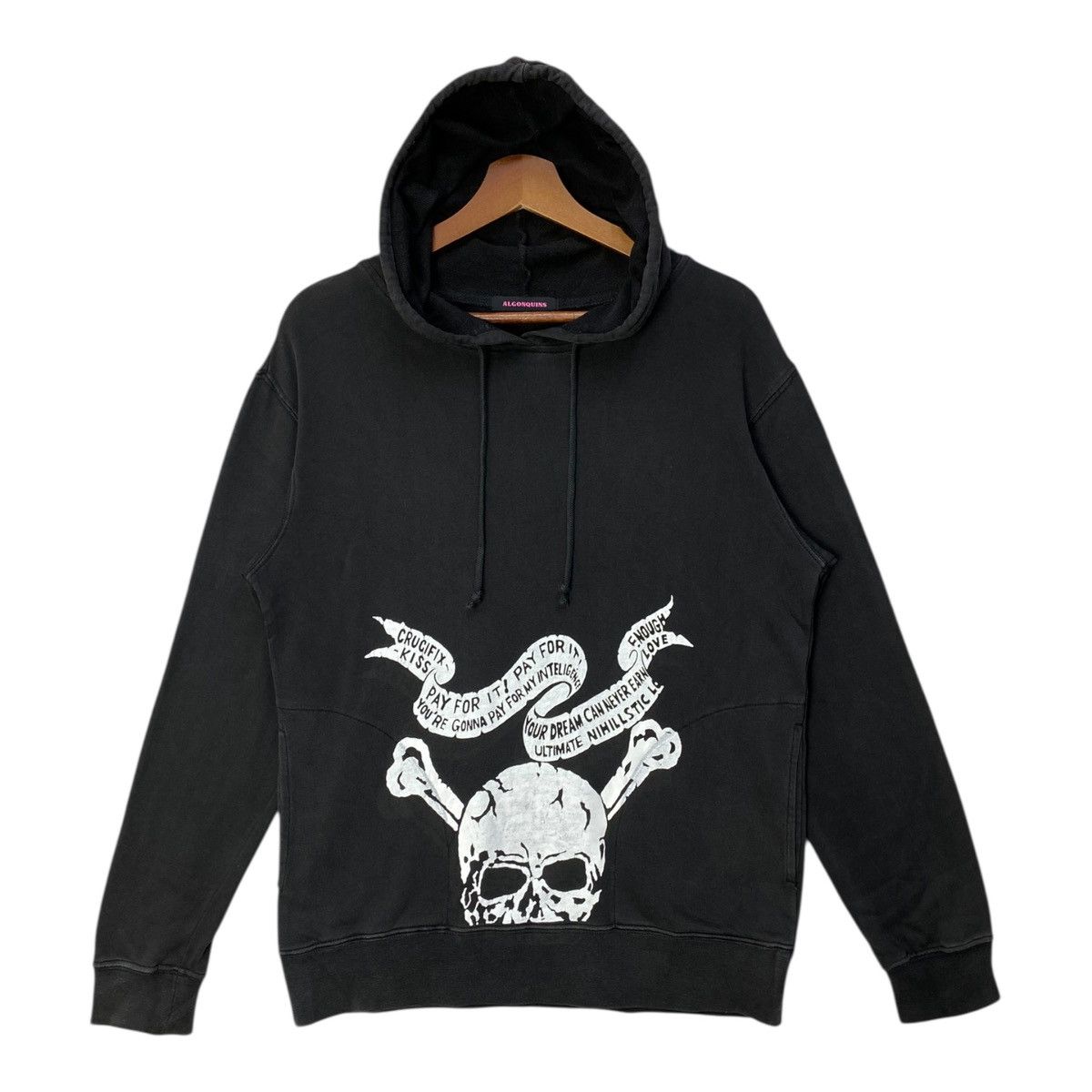 Japanese Brand Algonquins Japanese Brand Light Hoodie Big Logo Size F Size US M / EU 48-50 / 2 - 1 Thumbnail