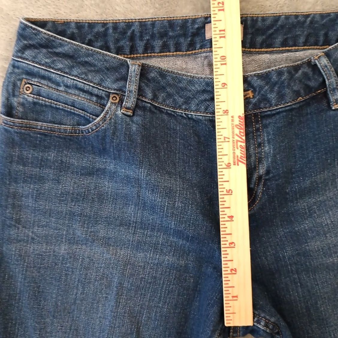 J. Jill J. Jill Ankle Jeans Womens Size 12P Blue Medium Wash Stretch 31x23 Mid Rise - Vintage Size 34" / US 12 / IT 48 - 3 Thumbnail