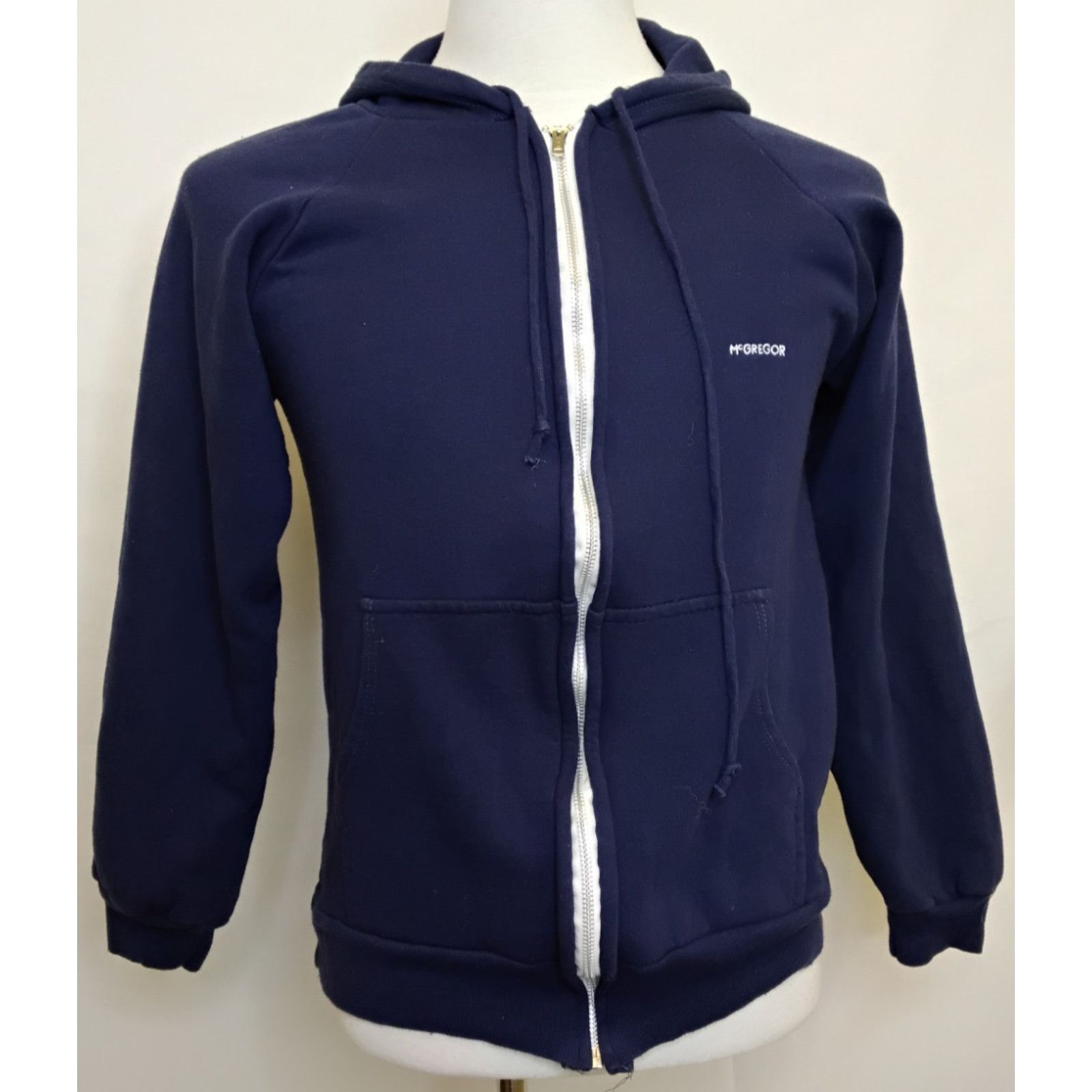 McGregor McGregor Hoodie Sweatshirt Men's L Blue Waffle Knit Lining Size US L / EU 52-54 / 3 - 2 Thumbnail