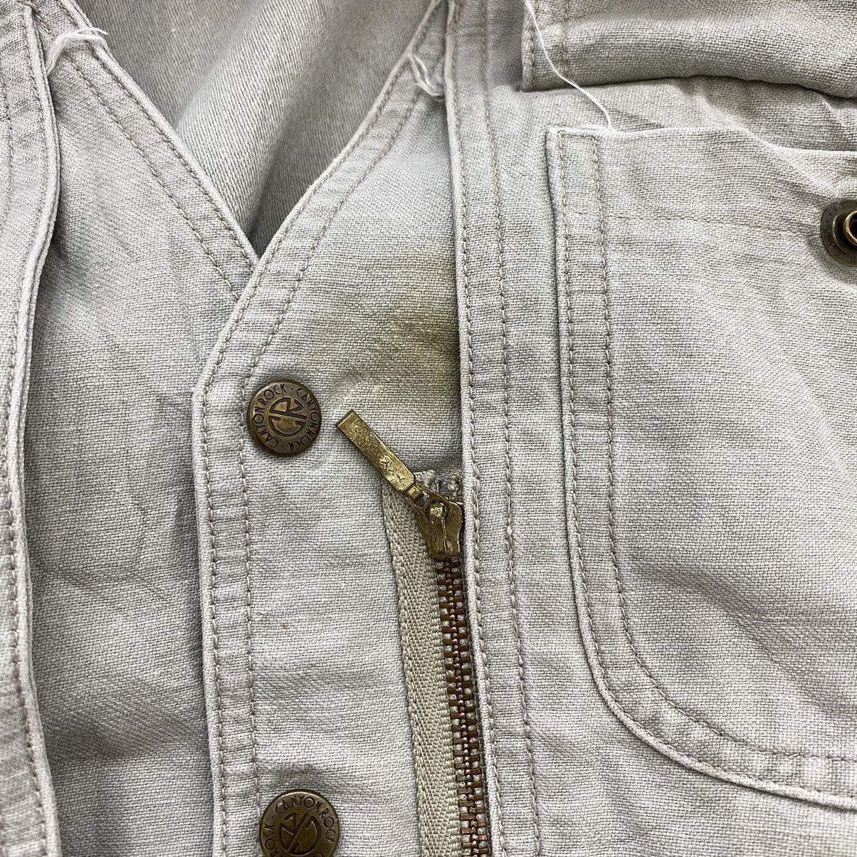 Vintage Vintage CANYON ROCK Grey Jeans Tactical Fishing Vest Jacket Size US M / EU 48-50 / 2 - 7 Thumbnail
