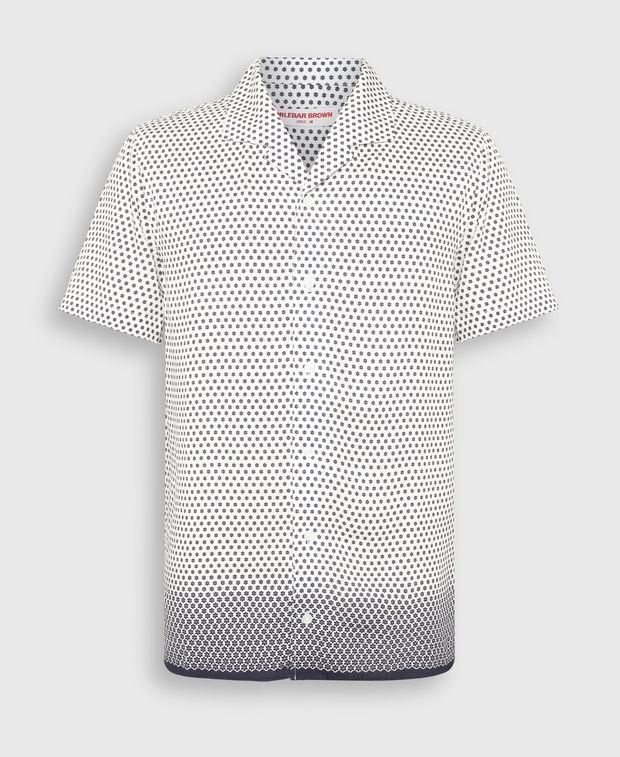 Orlebar Brown Linen-blend short sleeved shirt Size US XL / EU 56 / 4 - 1 Thumbnail