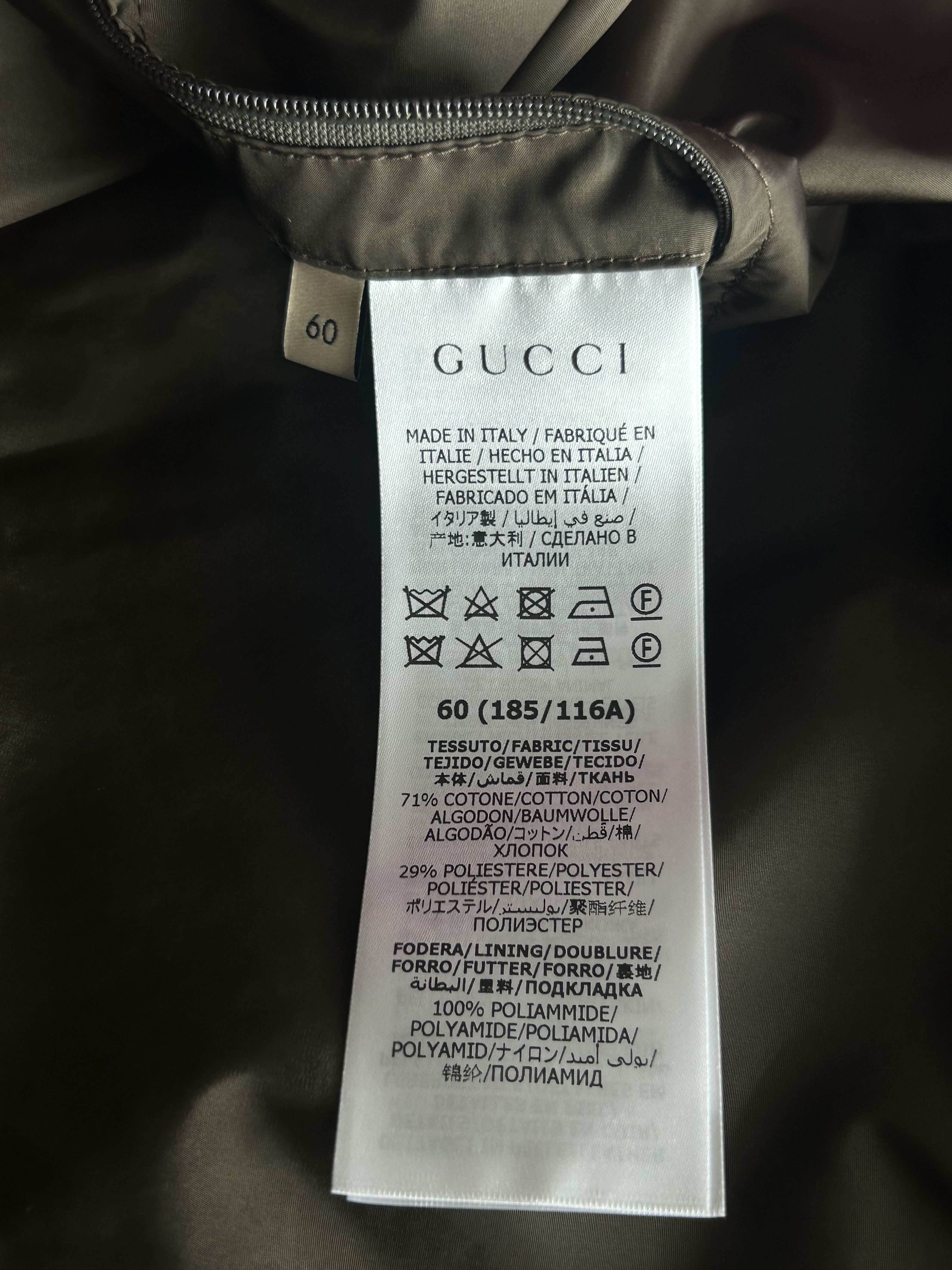 Gucci Gucci Multicolor GG Monogram Zip Up Jacket Size US XXL / EU 58 / 5 - 4 Thumbnail