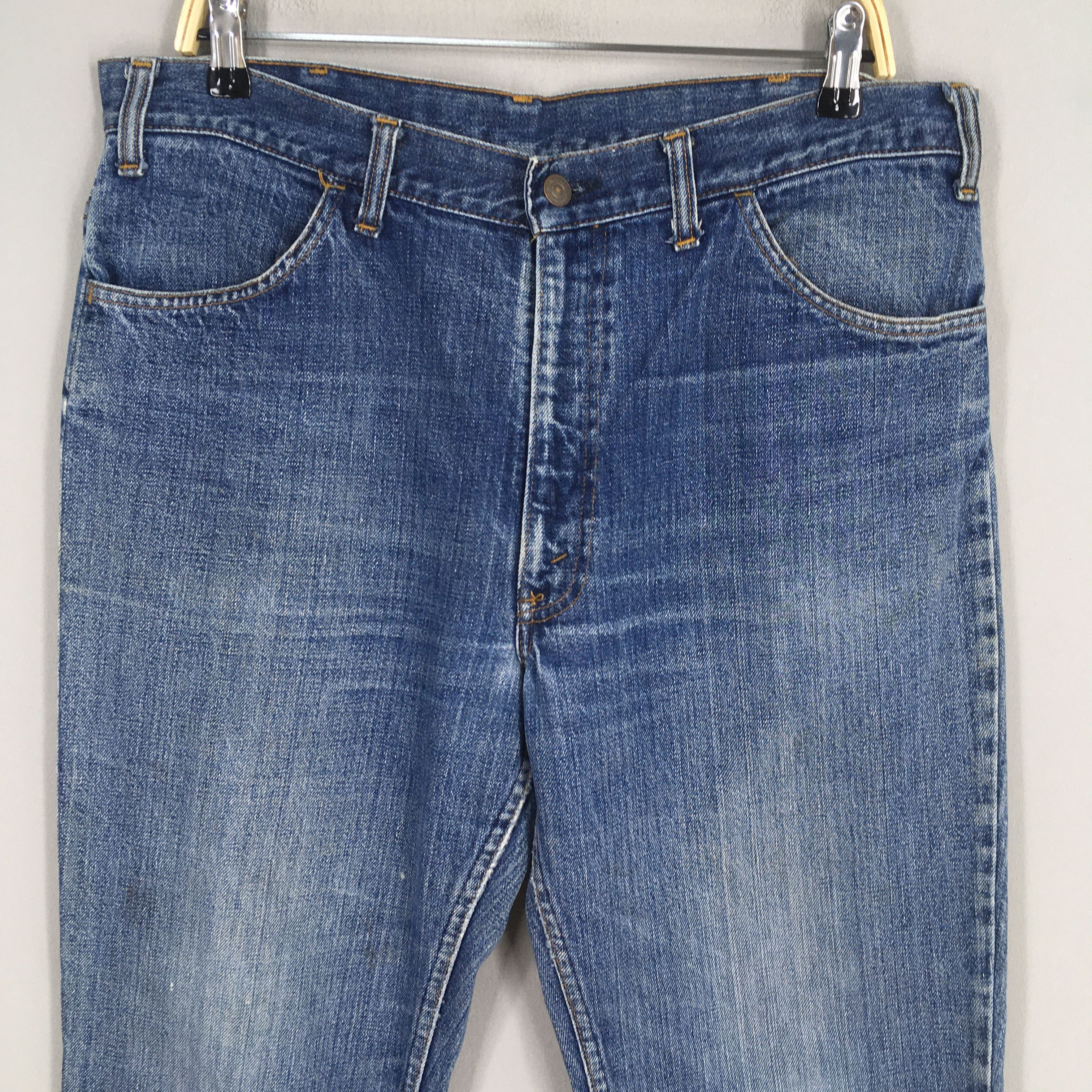 Levi's Size 35x30 Vintage Levi's 517 Bootcut Flare Jeans S355 Size US 35 - 2 Thumbnail