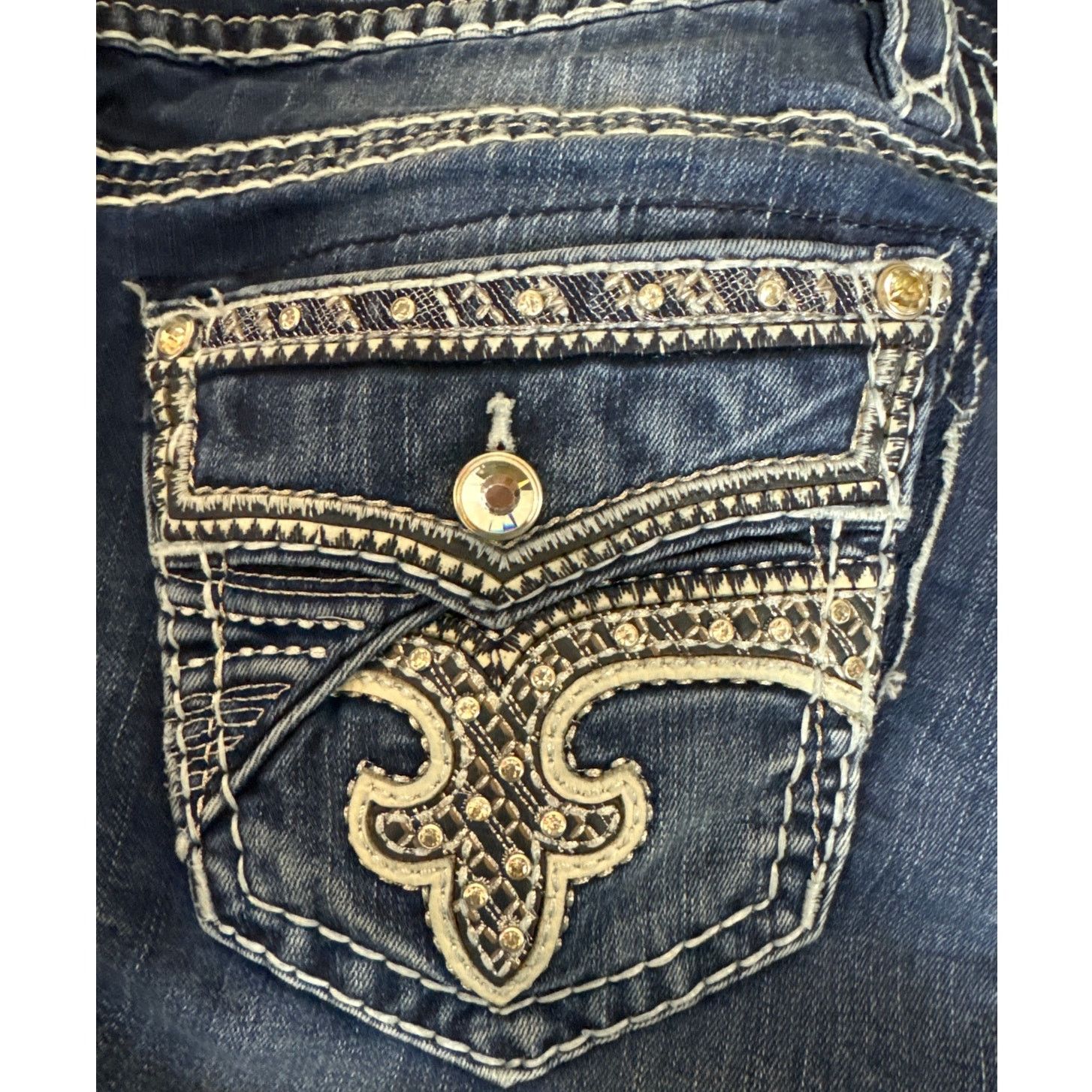 Rock Revival Rock Revival Glade, Easy Boot, Size 31 Tearing On Pocket Size 31" - 8 Thumbnail