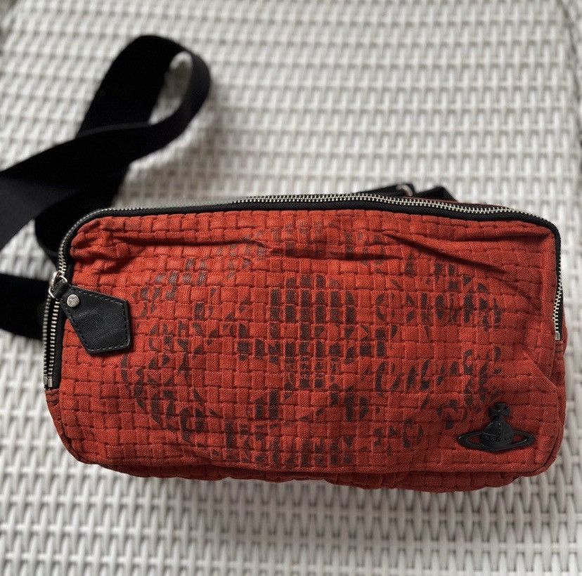 Vivienne Westwood Rare! Vivienne Westwood Man - Basket Weave Messenger Bag Size ONE SIZE - 1 Thumbnail