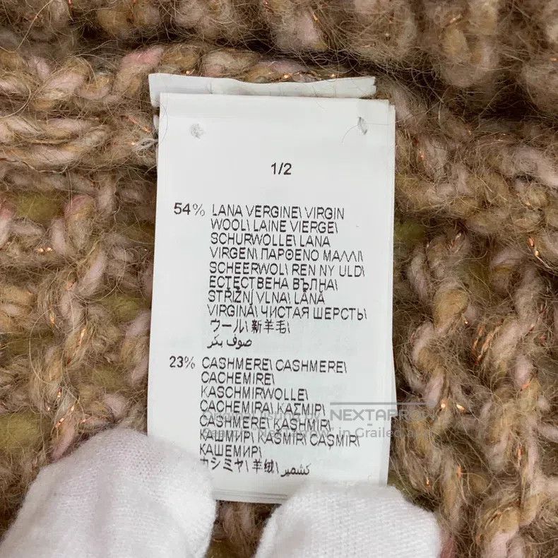 Brunello Cucinelli Brunello Cucinelli Brown wool round-neck, long-sleeve open Size XXS / US 00 / IT 34 - 6 Thumbnail