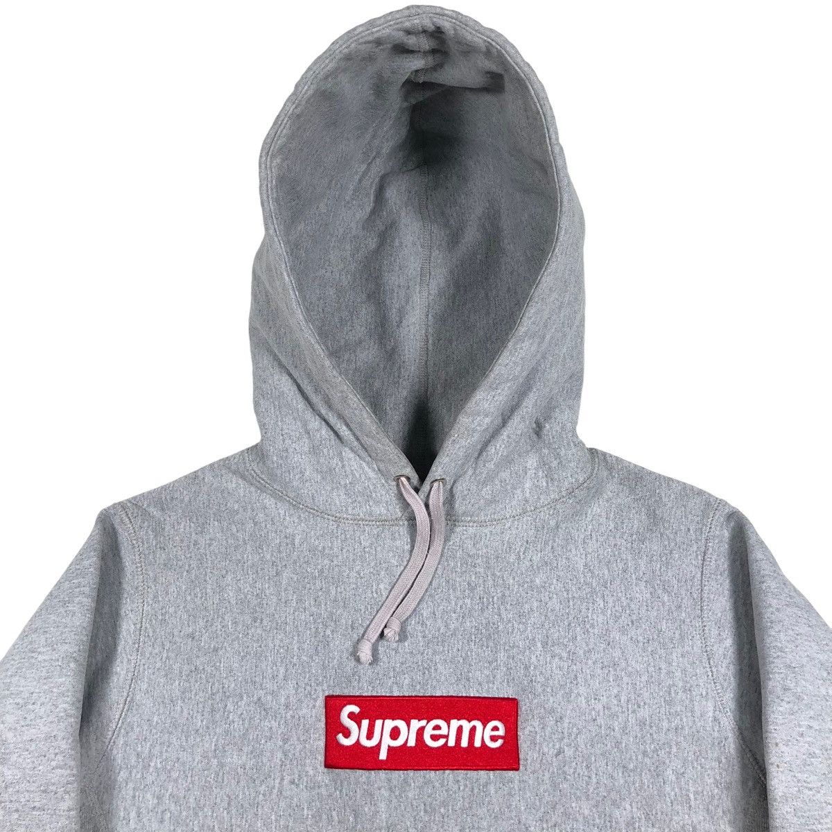 Supreme FW13 Supreme Box Logo Heather Grey Hoodie Size US S / EU 44-46 / 1 - 3 Thumbnail