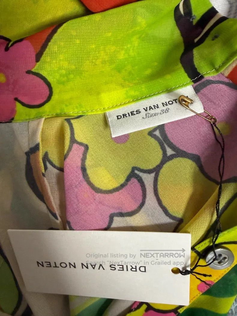 Dries Van Noten Dries Van Noten size:38 Flower Tree Print Shirt Size M / US 6-8 / IT 42-44 - 3 Thumbnail