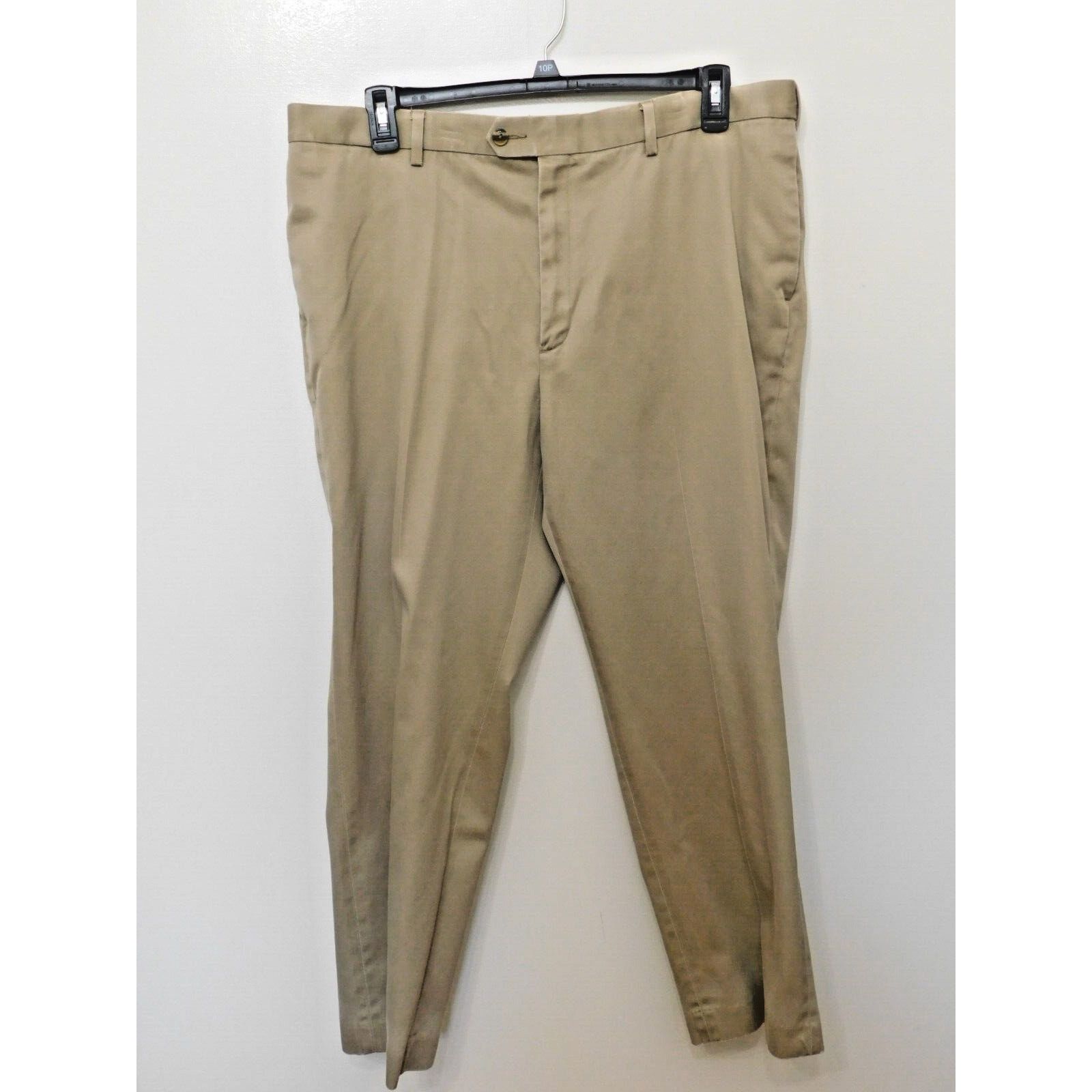 Perry Ellis 2- Perry Ellis Portfolio Tan Flex Flat Front Pants - 40x29 Size US 40 / EU 56 - 1 Thumbnail