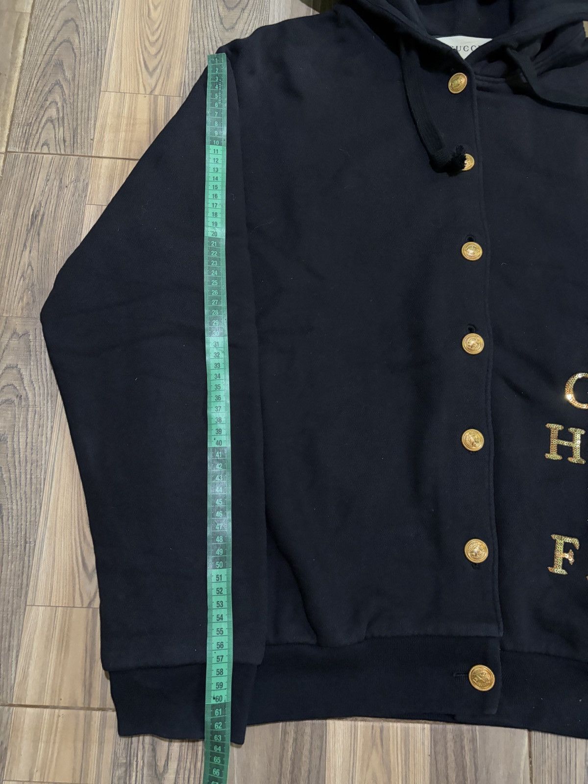 Gucci GUCCI HOMME POUR FEMME BUTTON HOODIE Size L / US 10 / IT 46 - 15 Thumbnail