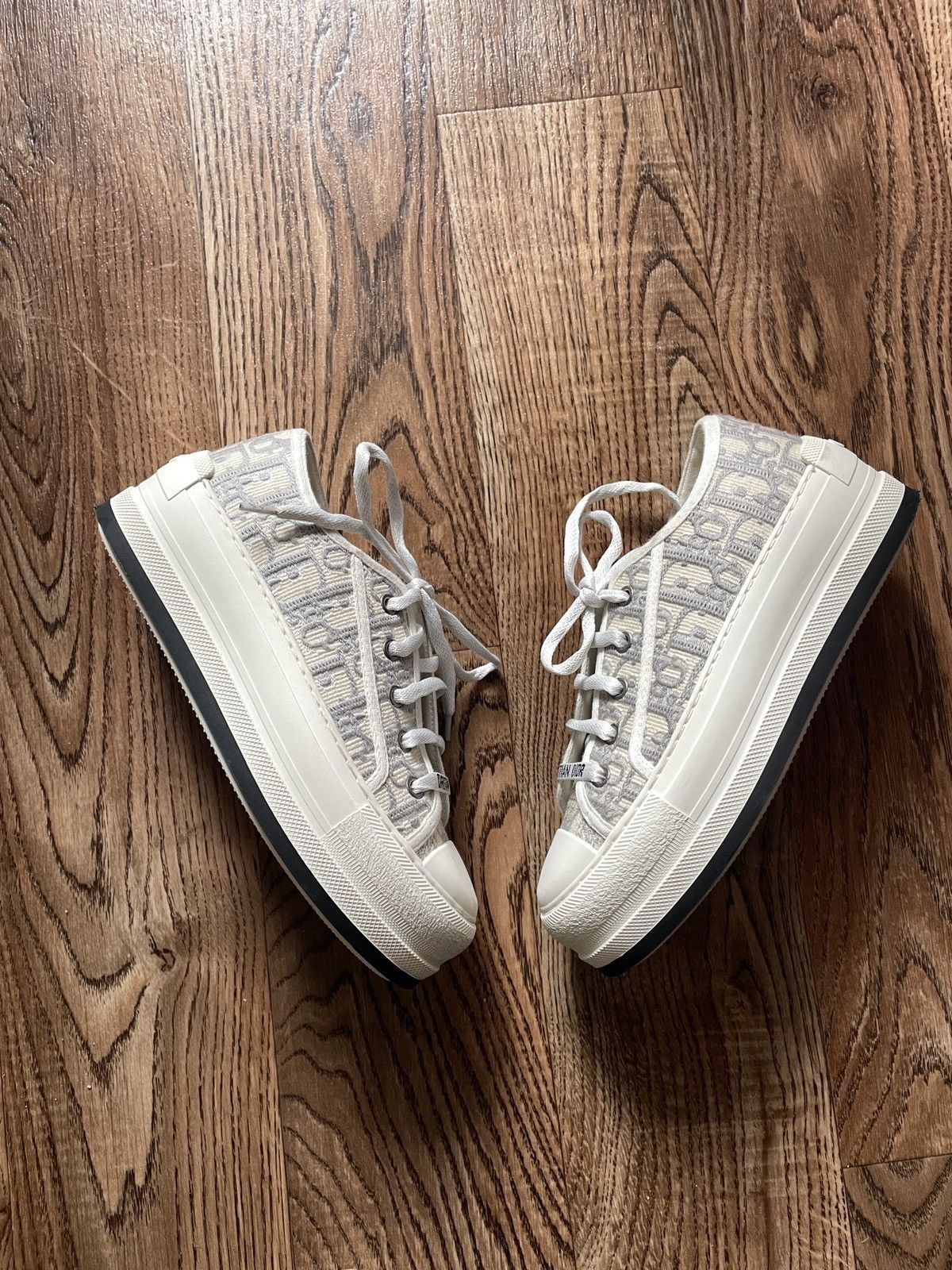 Christian Dior Monsieur CHRISTIAN DIOR - Walk'N'Dior Canvas Low-Top Sneakers Size US 5 / IT 35 - 2 Thumbnail