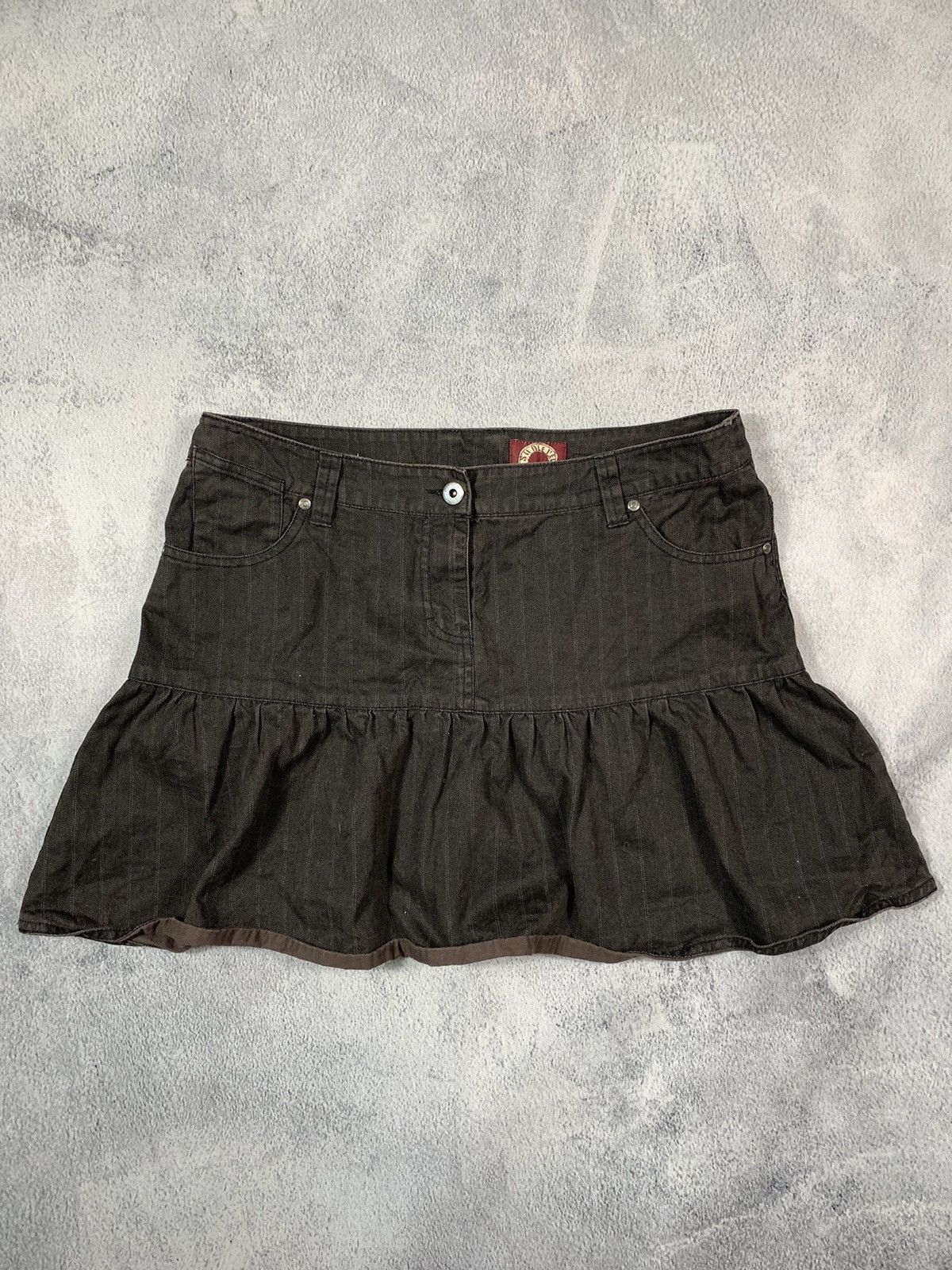 Vintage Vintage Y2K Japanese flared mini skirt streetwear size M Size 32" / US 10 / IT 46 - 1 Thumbnail