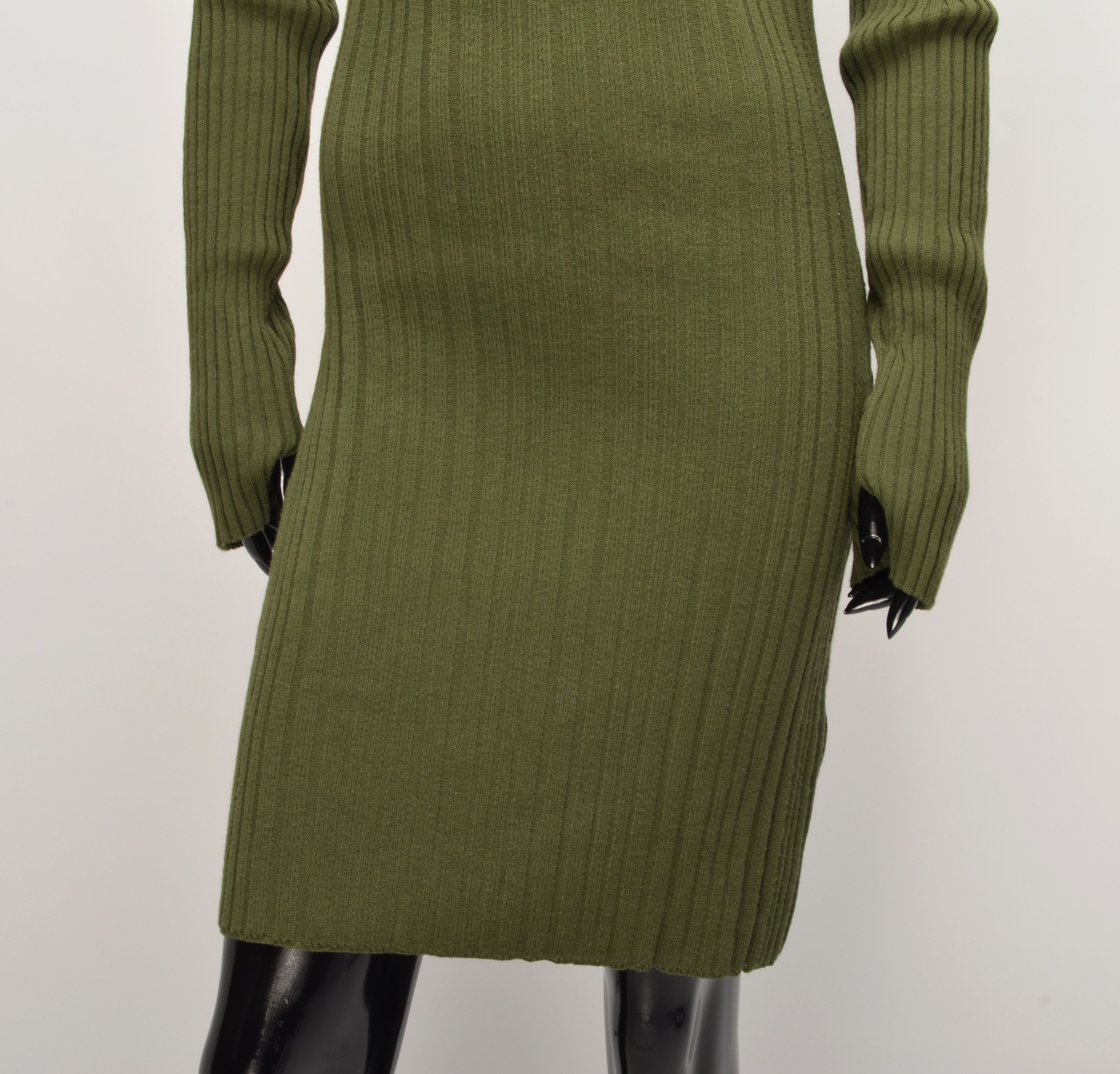 Zara Zara SRPLS Cut Out Rib Knit Mini Dress Size S / US 4 / IT 40 - 3 Thumbnail