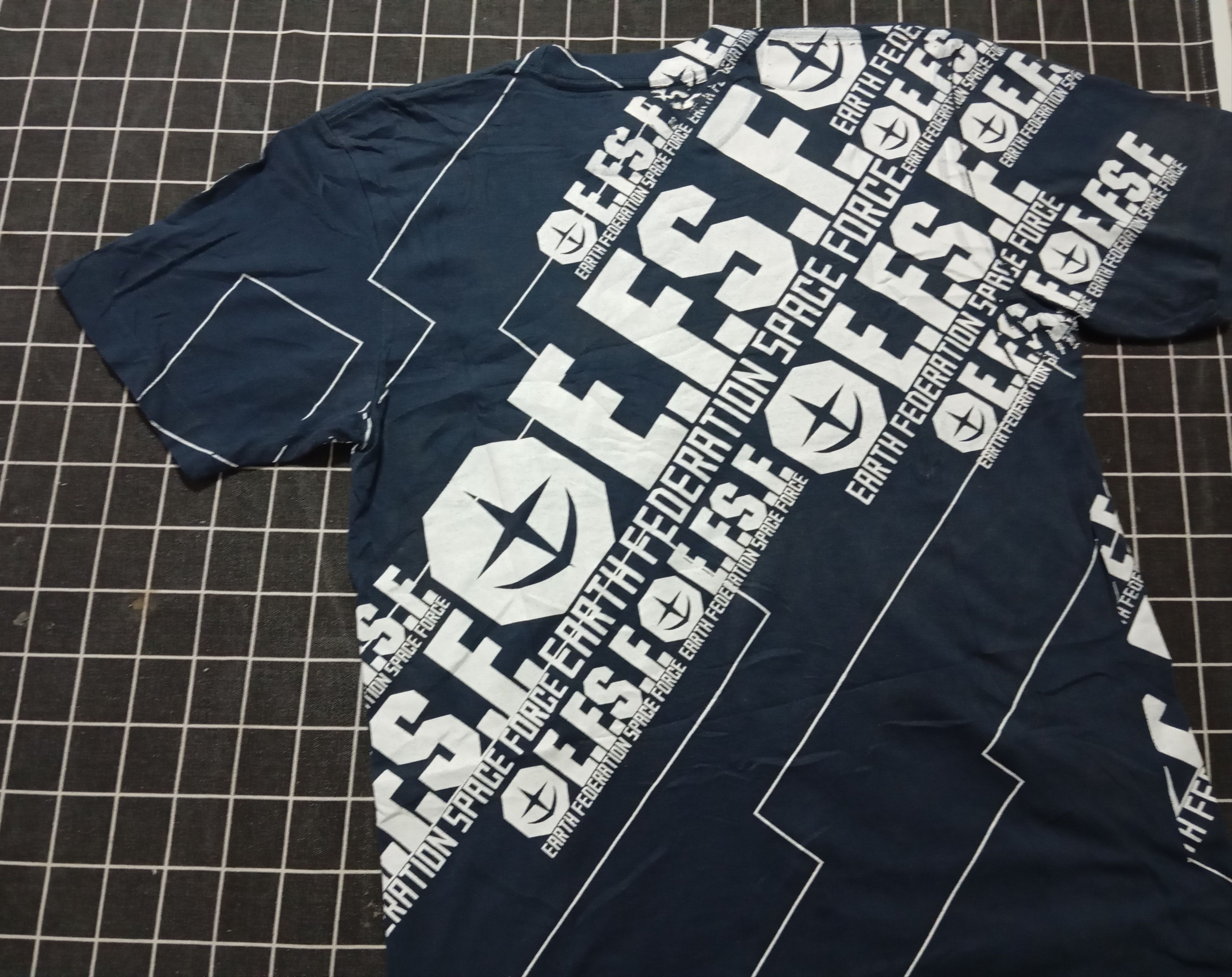 Japanese Brand Gundam - EFSF tshirt Anime Fullprint All Over Print 💥 Size US M / EU 48-50 / 2 - 3 Thumbnail