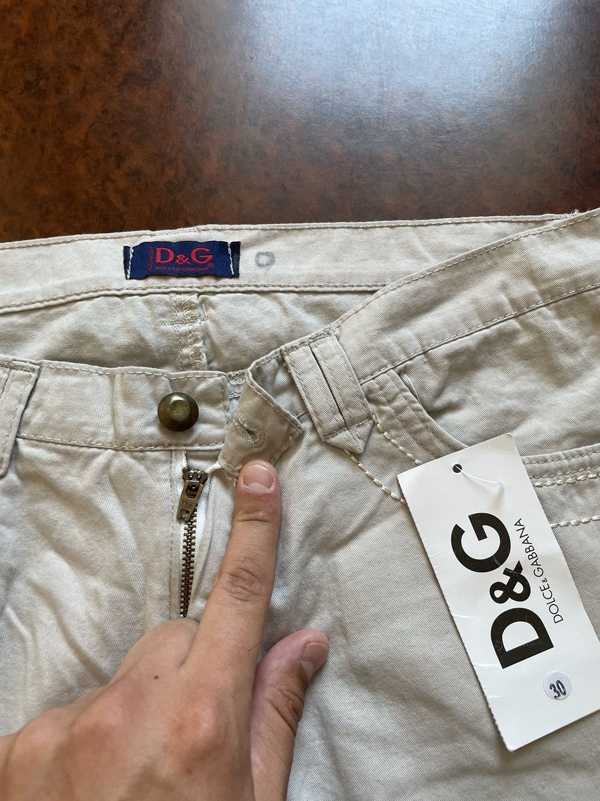 Japanese Brand Dolce Gabbana 90s multiPocket cargo pants CHROME jean rock Size 30" / US 8 / IT 44 - 5 Thumbnail