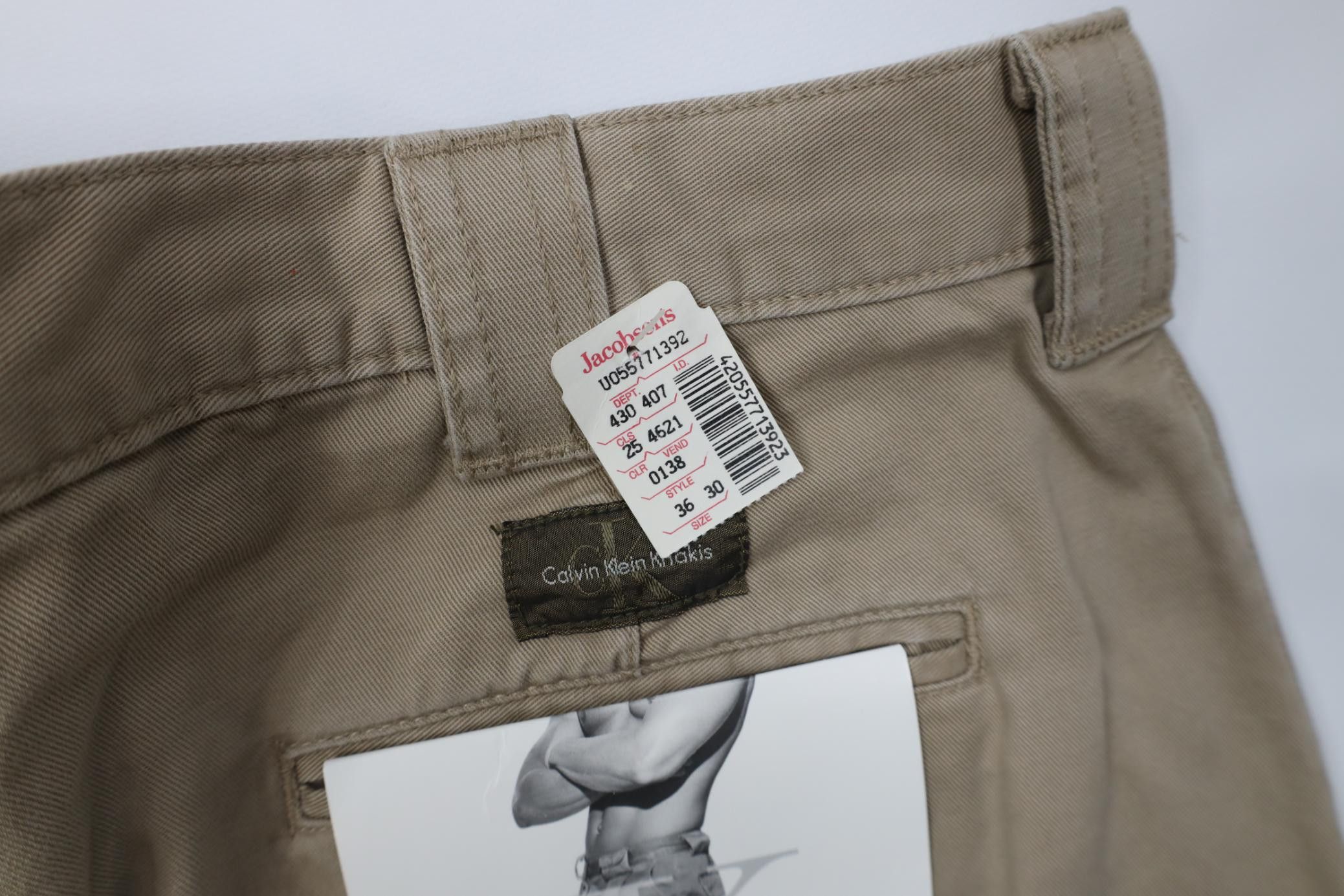 Calvin Klein Deadstock Vintage 90s Y2K Calvin Klein Wide Leg Cargo Pants Size US 36 / EU 52 - 14 Thumbnail