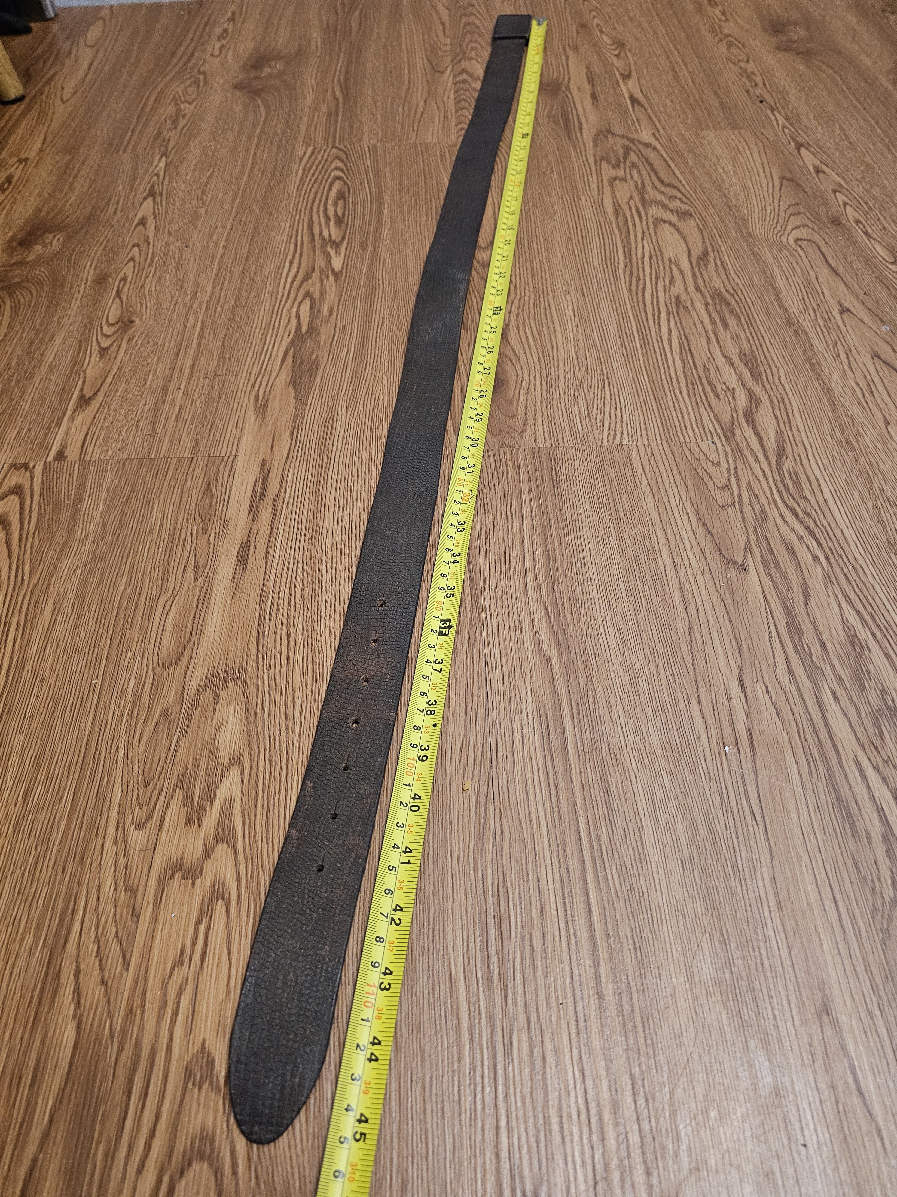 Yohji Yamamoto Yohji Yamamoto Pour Homme Crocs Cuir Leather Belt Size ONE SIZE - 6 Thumbnail