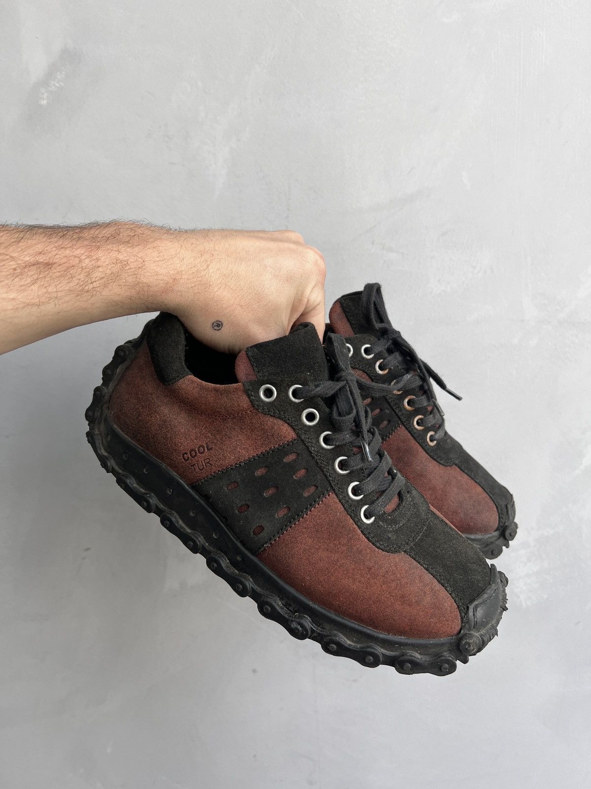 Maison Margiela 90s MARGIELA STYLE LEATEHR CHAIN PART LOW BOOTS Size US 7 / EU 40 - 10 Thumbnail