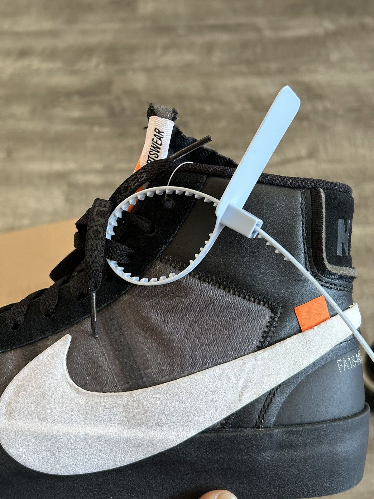 Nike × Off-White 2018 The Ten Blazer High Grim Reaper SZ 9 Size US 9 / EU 42 - 8 Thumbnail