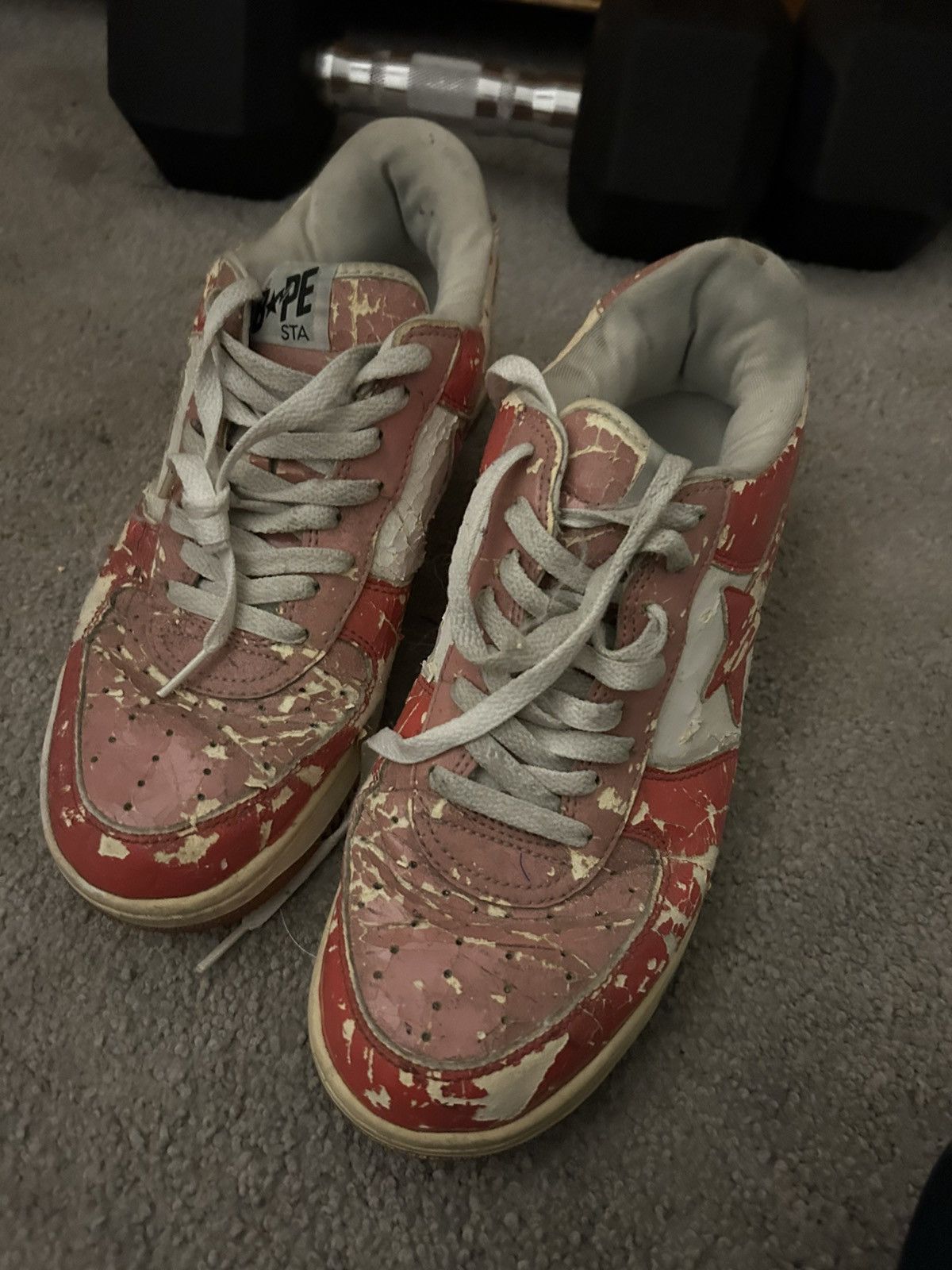 Bape Pink Bapesters Size US 10.5 / EU 43-44 - 3 Thumbnail