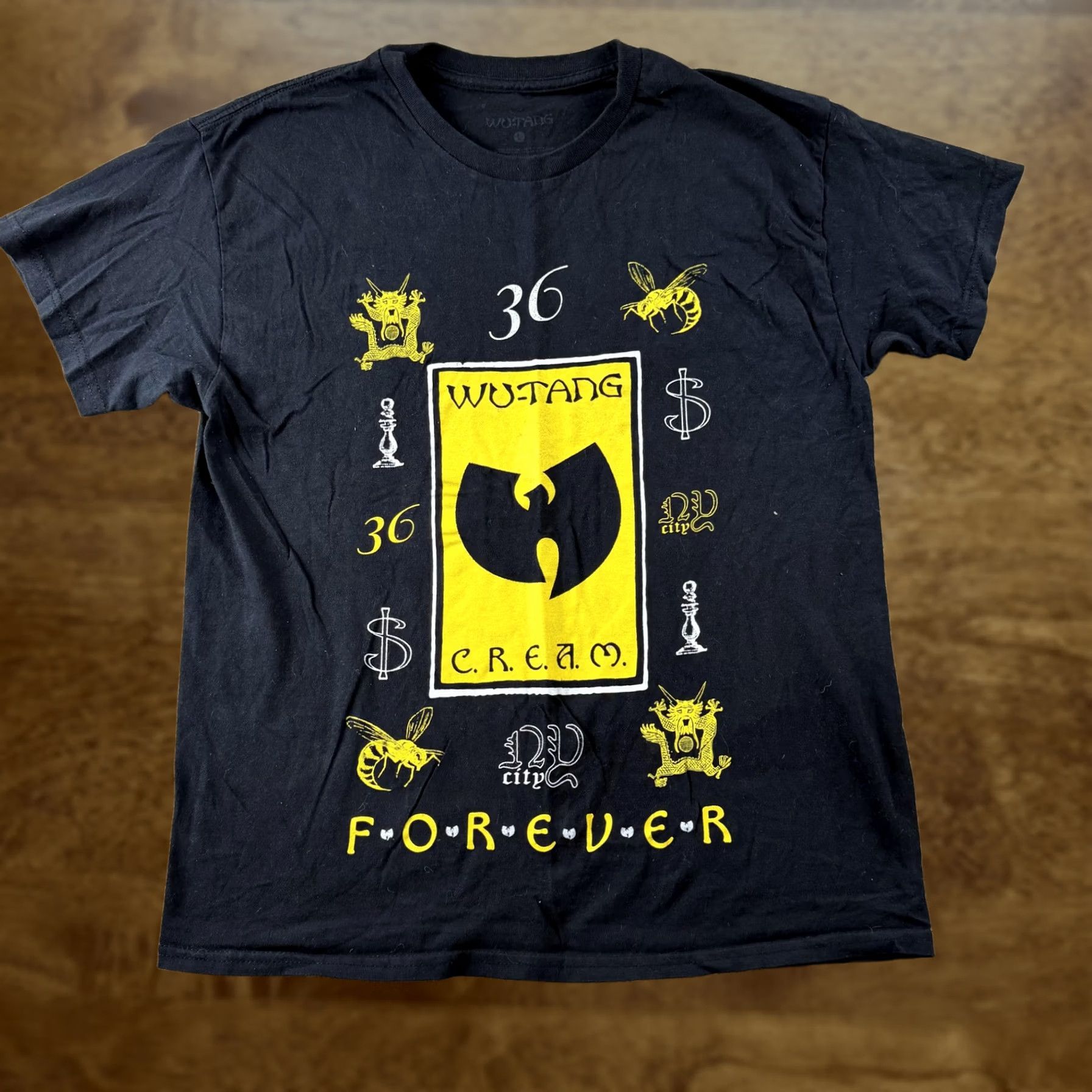 Rap Tees × Vintage × Wu-Tang Clan Vintage Wu Tang Clan Forever