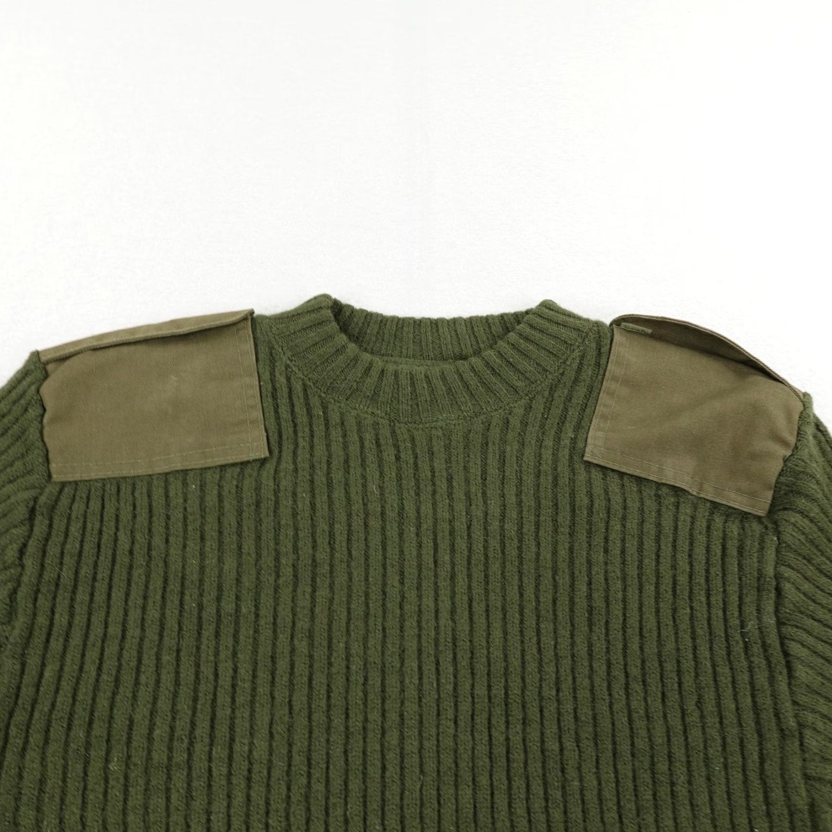 Commando DSCP Valor Collection Sweater Mens L Green Wool Military Knit Service Commander Casual Outdoors Size US L / EU 52-54 / 3 - 2 Thumbnail