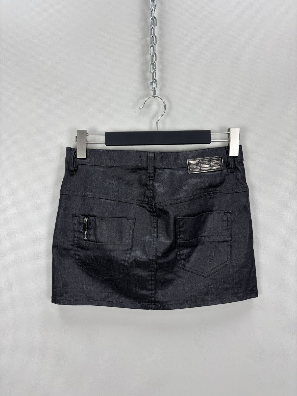 Diesel Womens skirt Diesel Size 29 Color Black Size 25" / US 0 / IT 36 - 5 Thumbnail