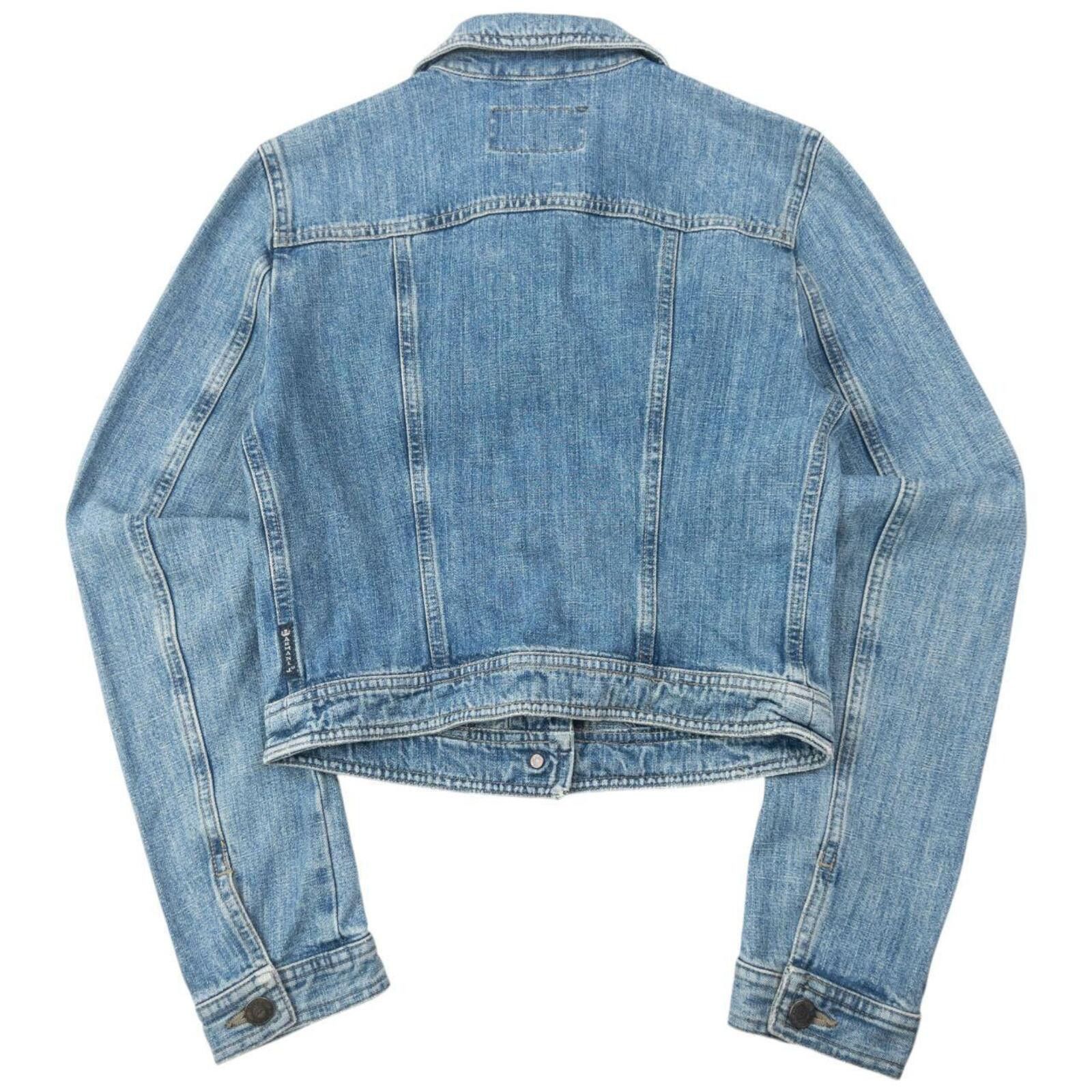 Other Vintage 2000s Armani Jeans Button Up Denim Jacket Womens M Size XL / US 12-14 / IT 48-50 - 2 Thumbnail