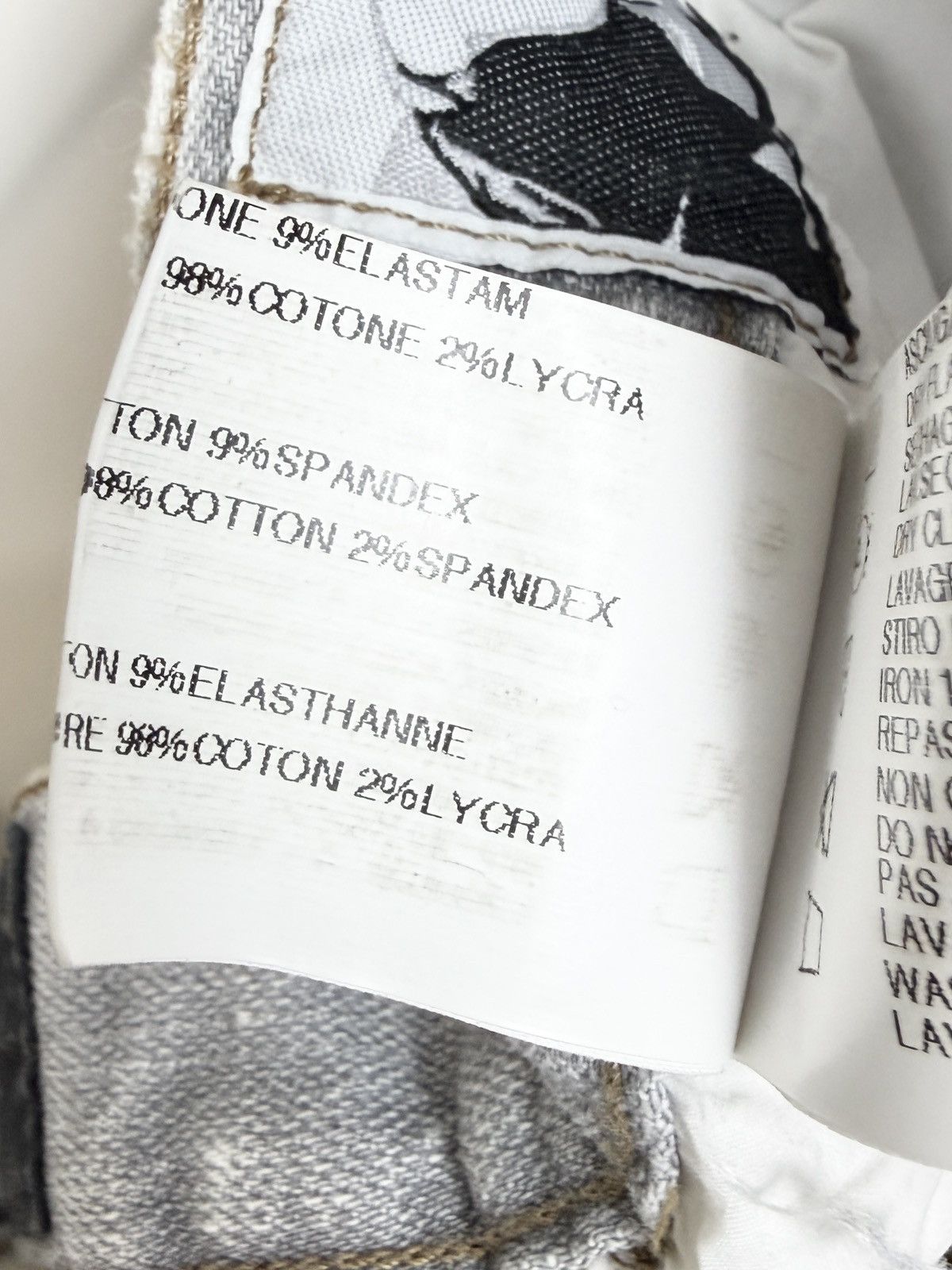 Rick Owens Rick Owens Archive Olmar Bleach White Detroit Denim Jeans Size US 36 / EU 52 - 11 Thumbnail