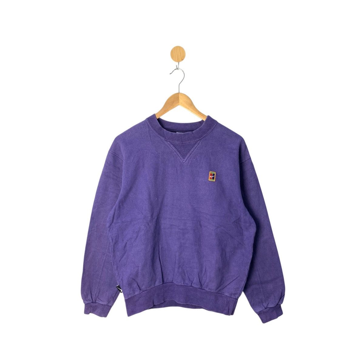 Nike vintage 90s nike swoosh sweatshirt Size US M / EU 48-50 / 2 - 1 Thumbnail