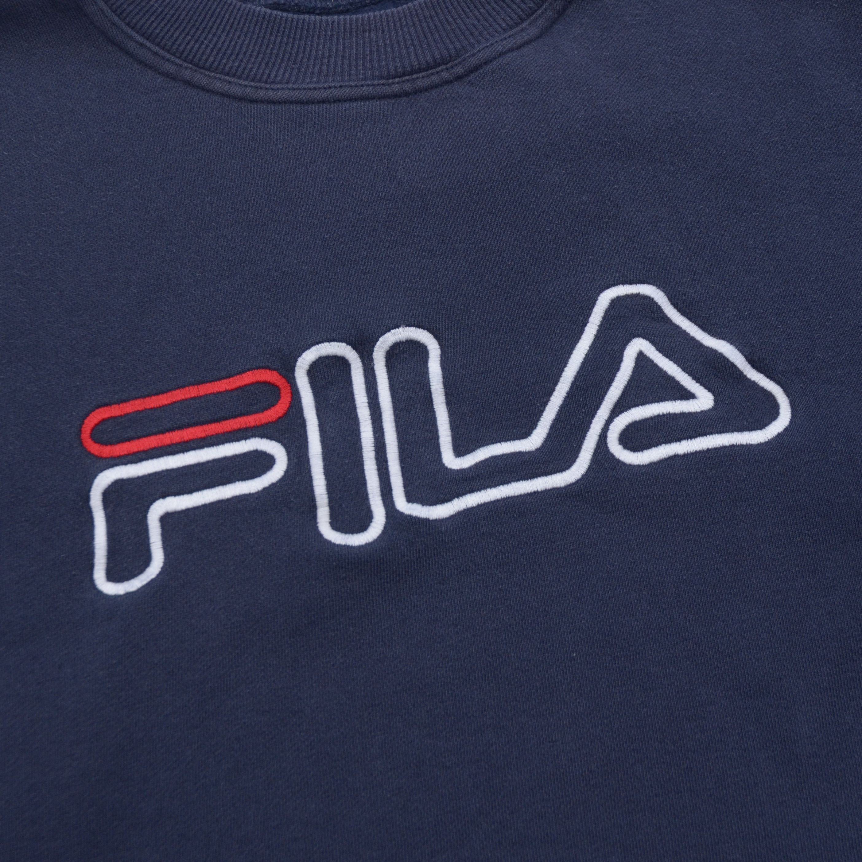 Fila × Vintage Fila Vintage Y2K Streetwear Style Big Logo Sweatshirt Size US L / EU 52-54 / 3 - 4 Thumbnail