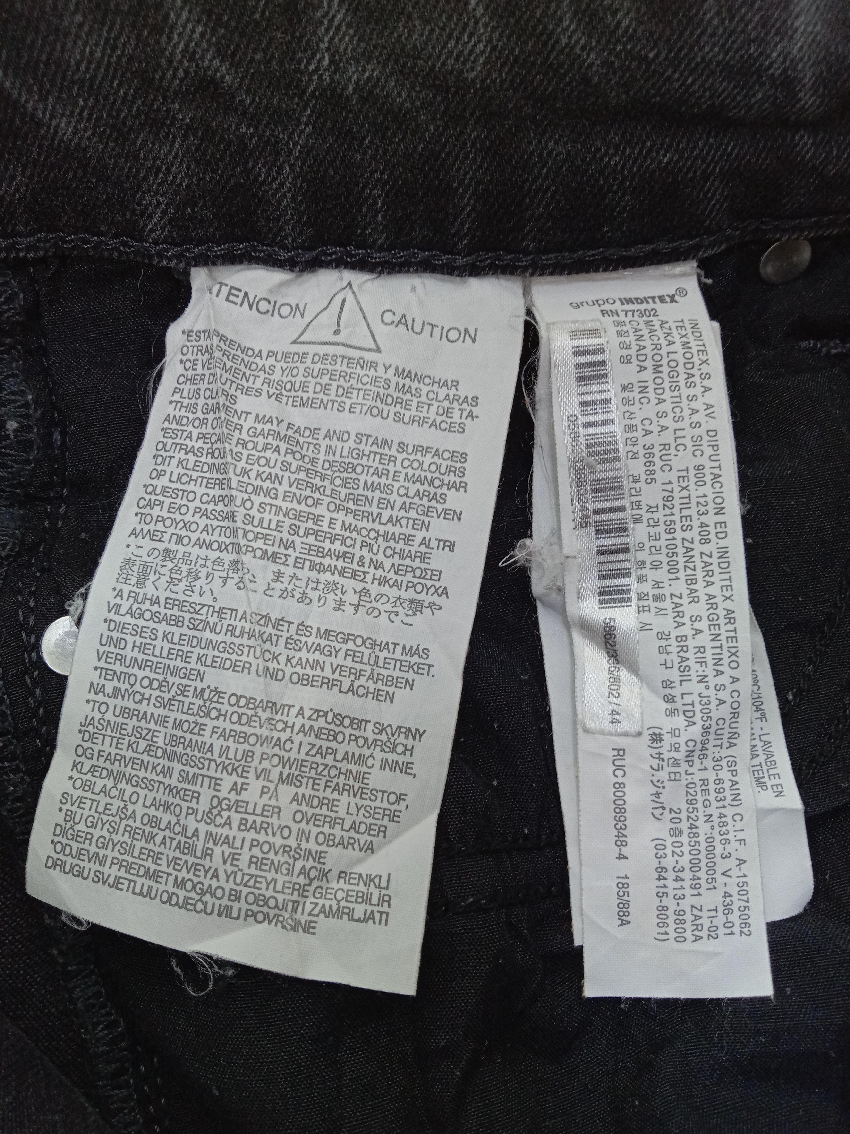 Zara Zara Skinny Biker Jeans Double Knee Denim Size US 34 / EU 50 - 10 Thumbnail