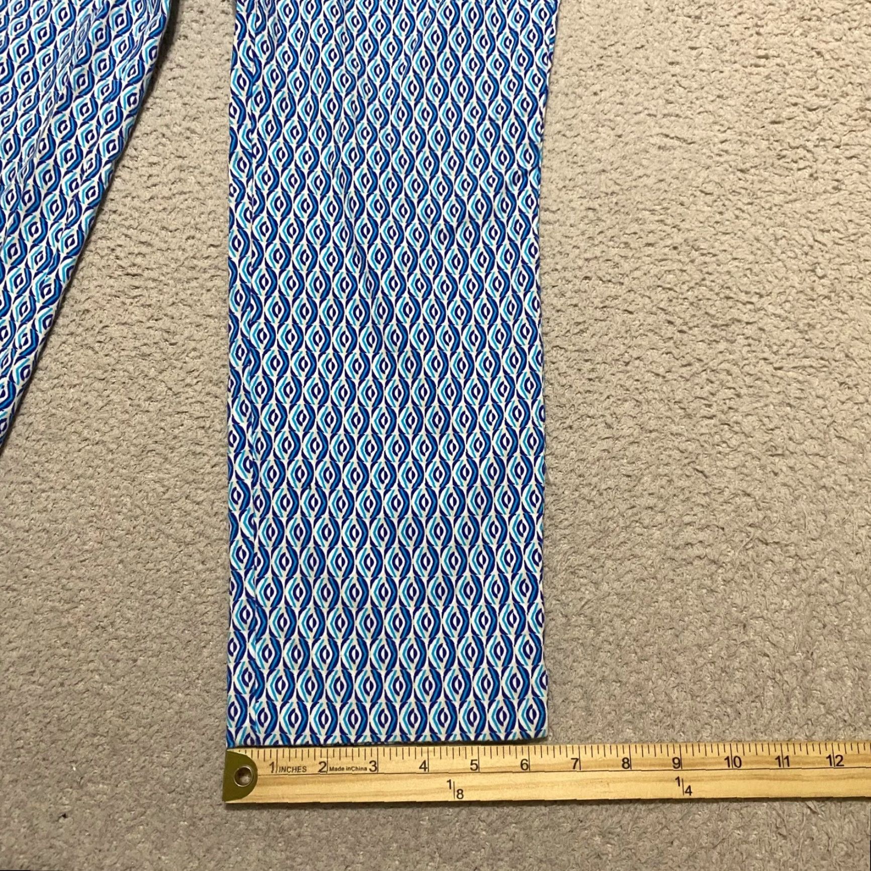 Vintage Chico's Pants Geometric Capri Blue Chicos Regular High Rise 6 Pockets Straight Pull On Cotton Rayon Spandex Women Adult Womens Fashion Casual Shoes? Size 28" / US 6 / IT 42 - 5 Thumbnail