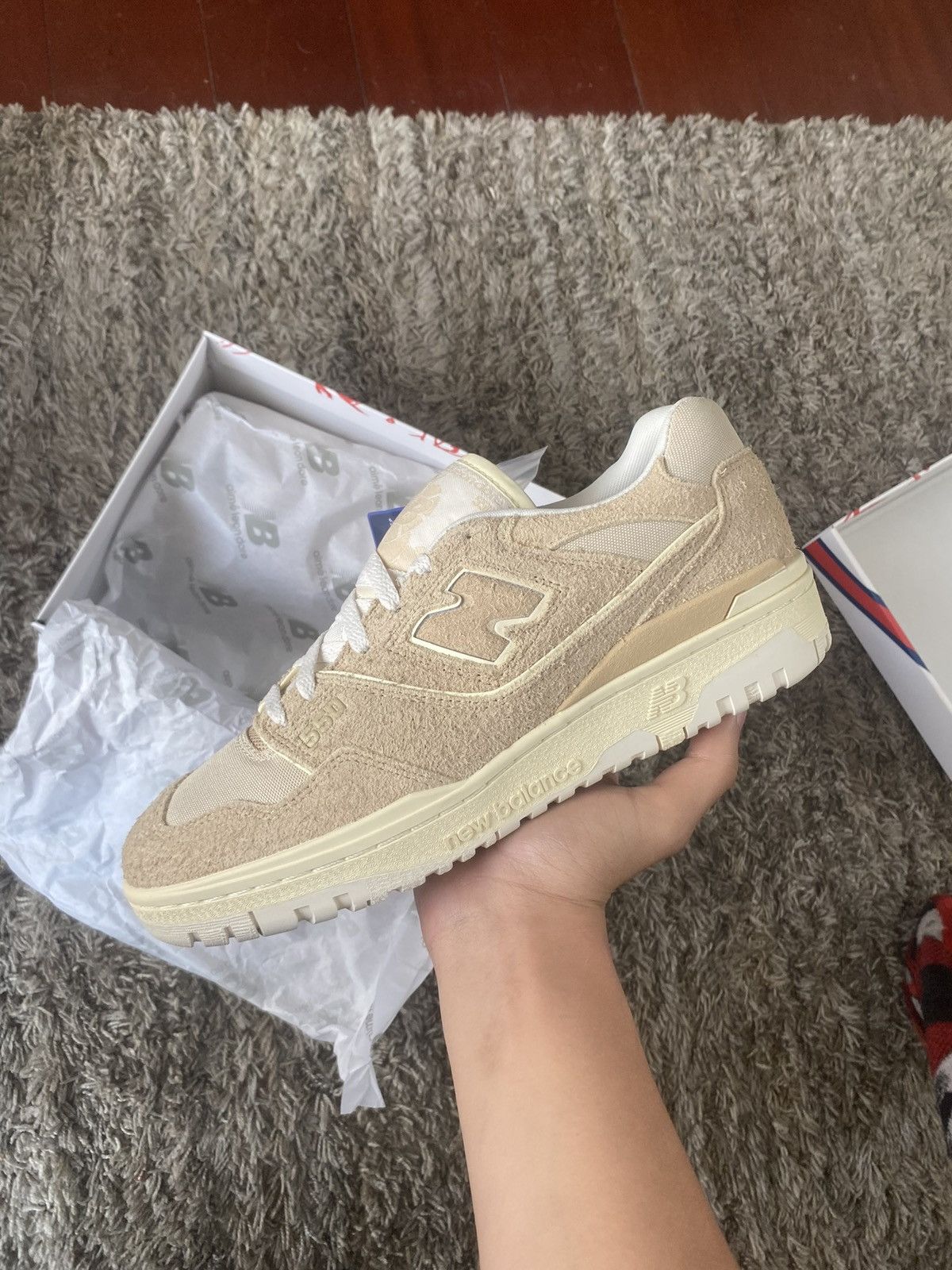 Aime Leon Dore × New Balance New balance 550 taupe suede Size US 9 / EU 42 - 5 Thumbnail