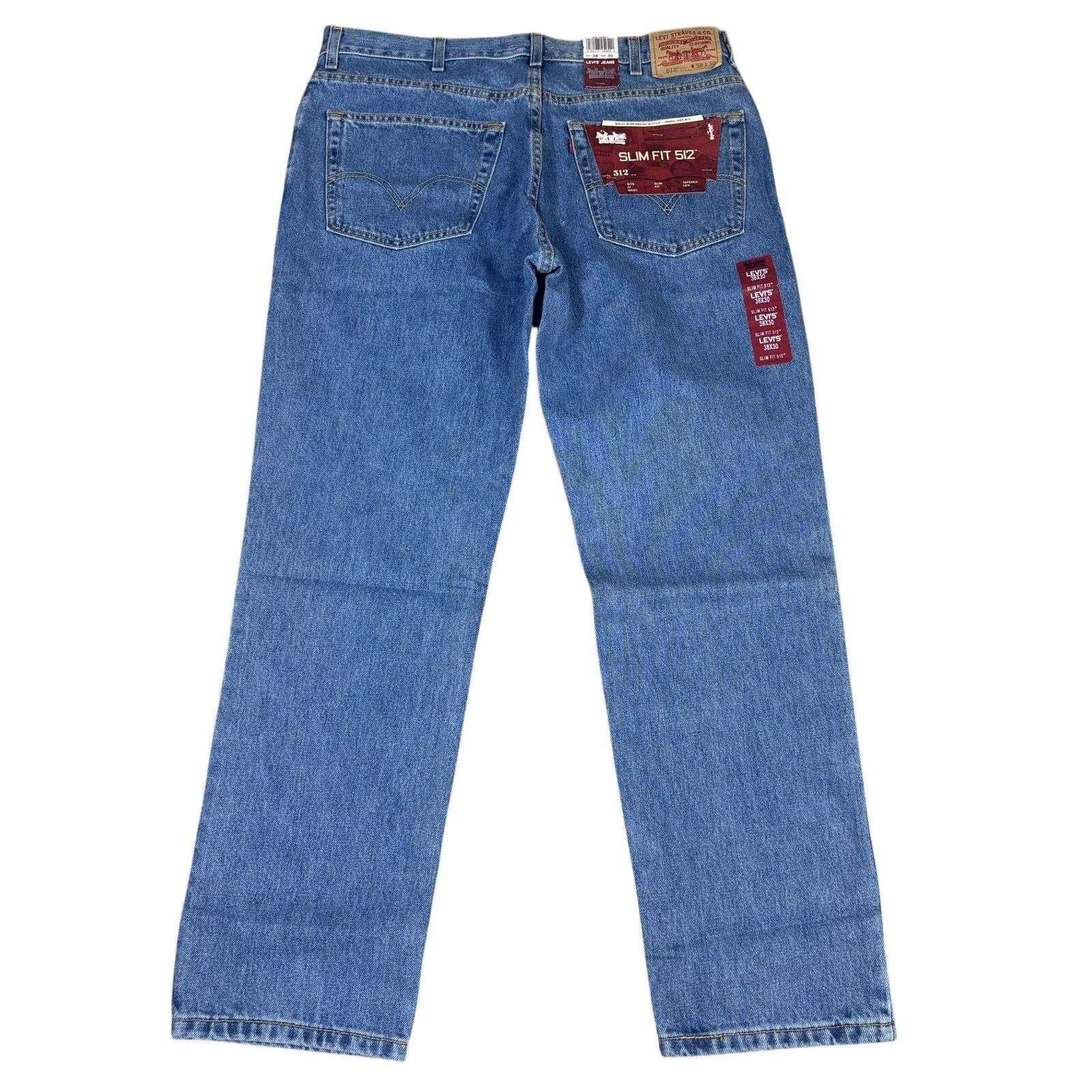 Levi's vintage y2k 2004 NWT Levis Slim Fit 512 Deadstock jeans 38 Size US 38 / EU 54 - 1 Thumbnail